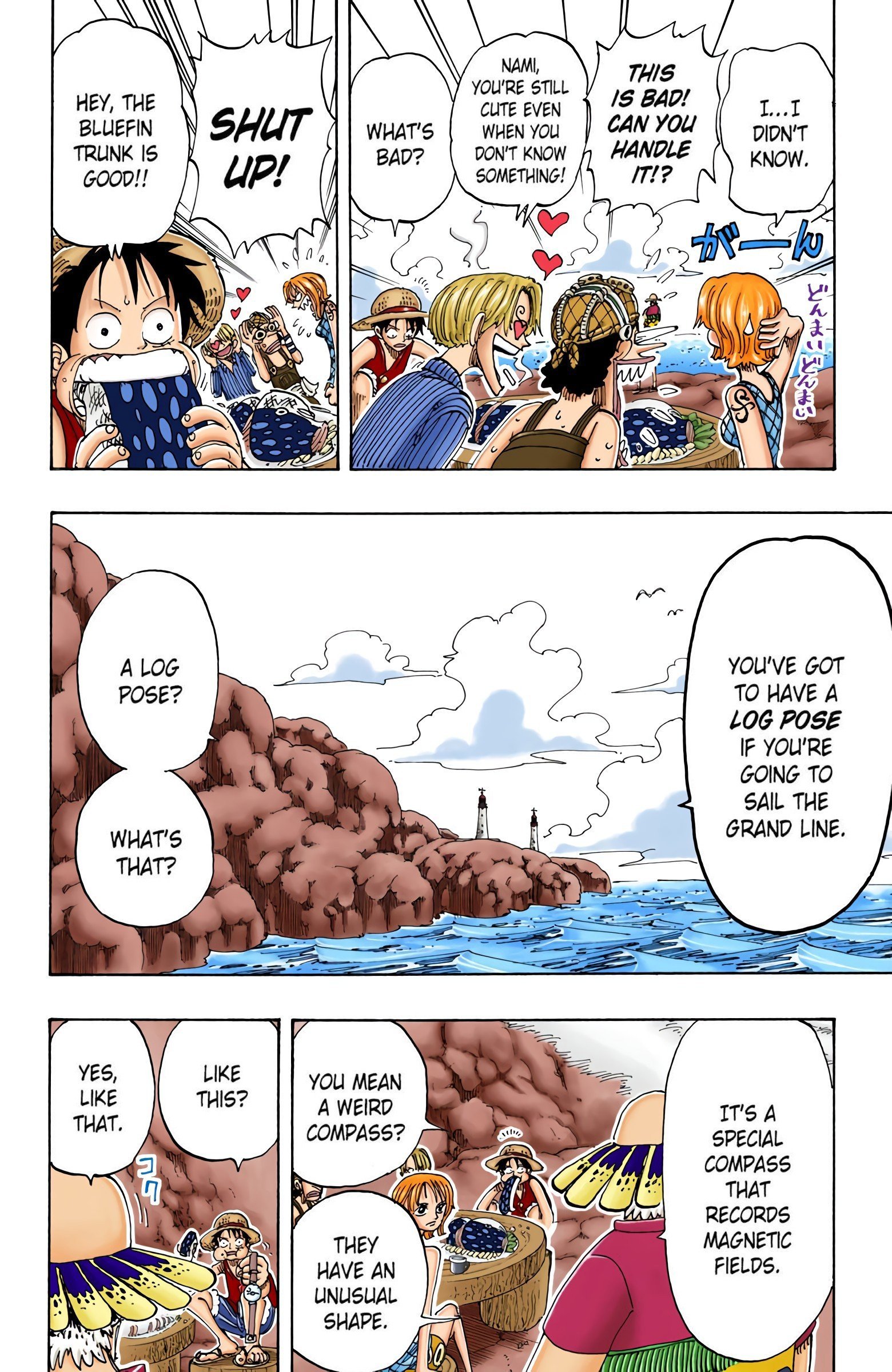 One Piece Colored Manga