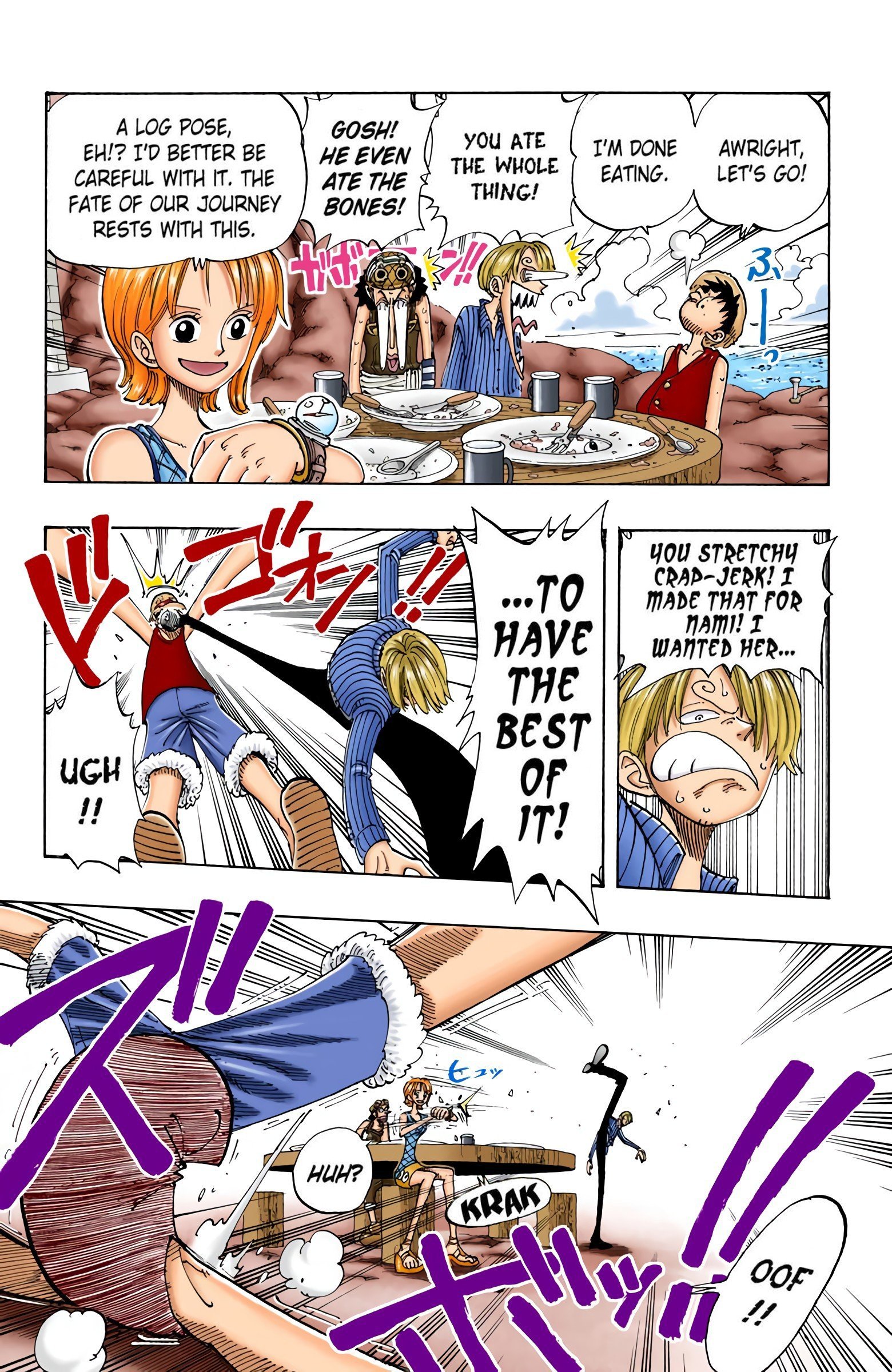 One Piece Colored Manga