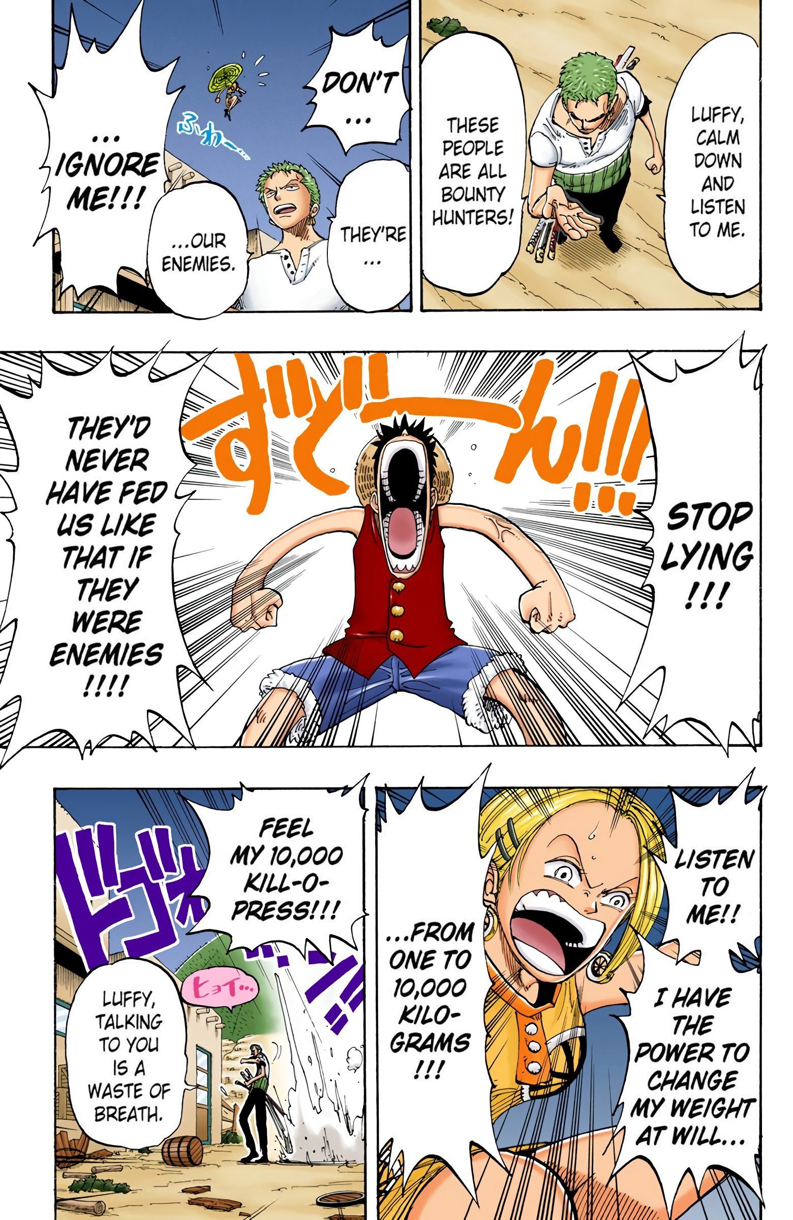 One Piece Colored Manga