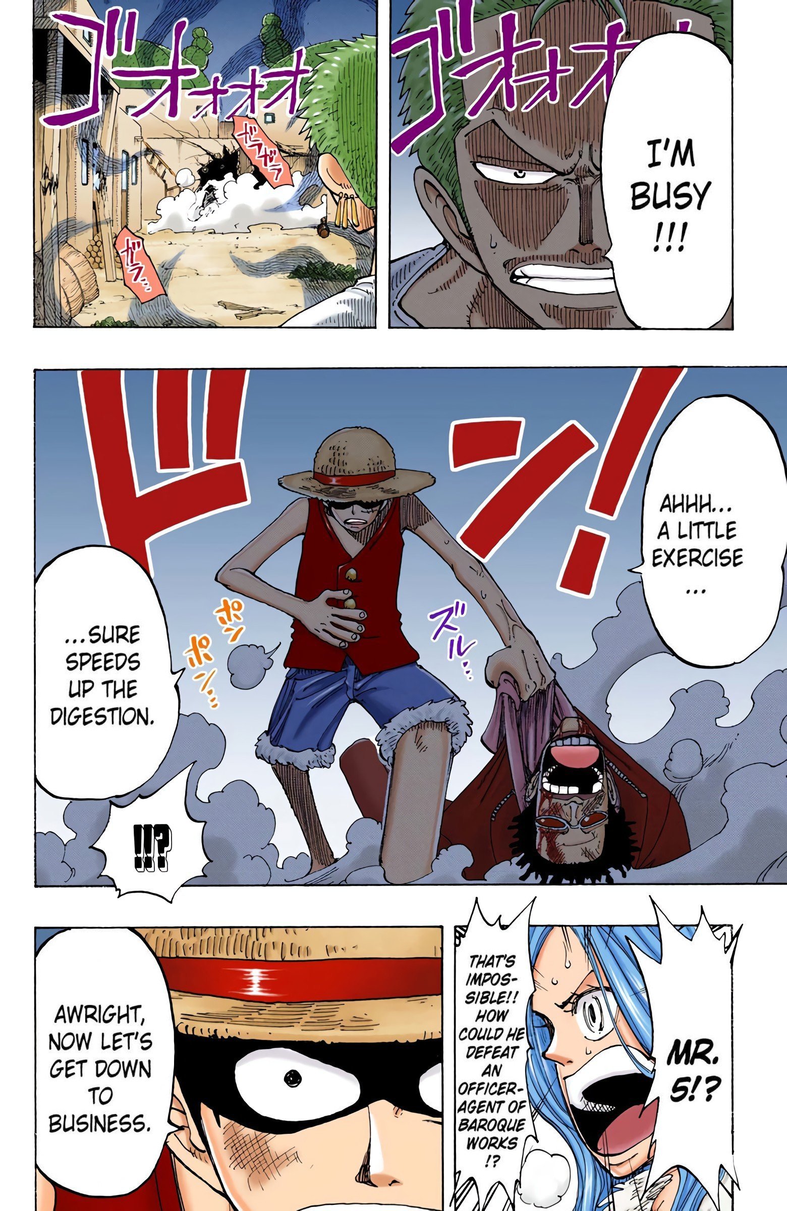 One Piece Colored Manga