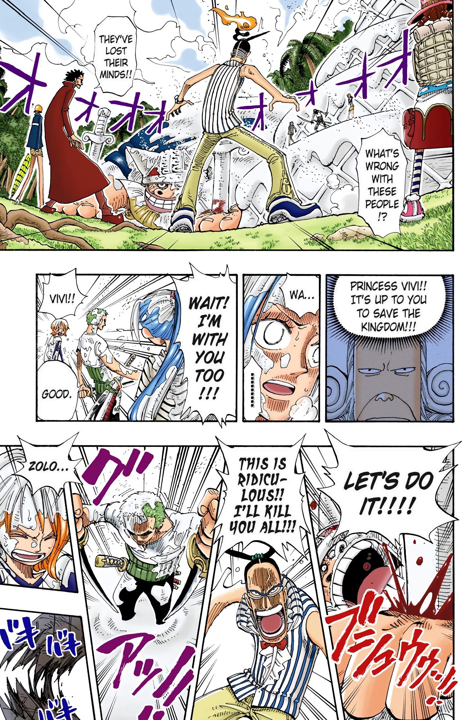 One Piece Colored Manga