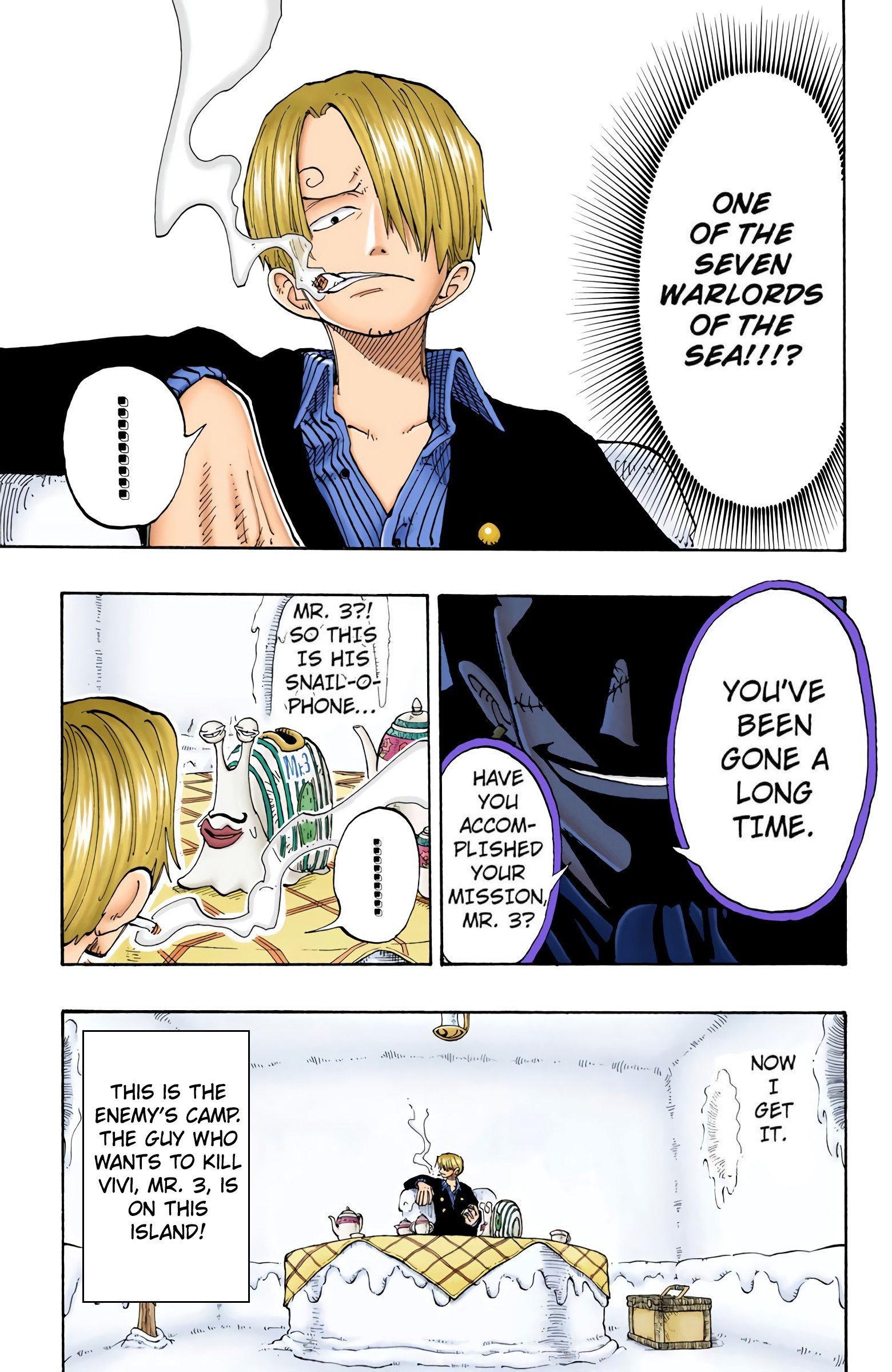 One Piece Colored Manga