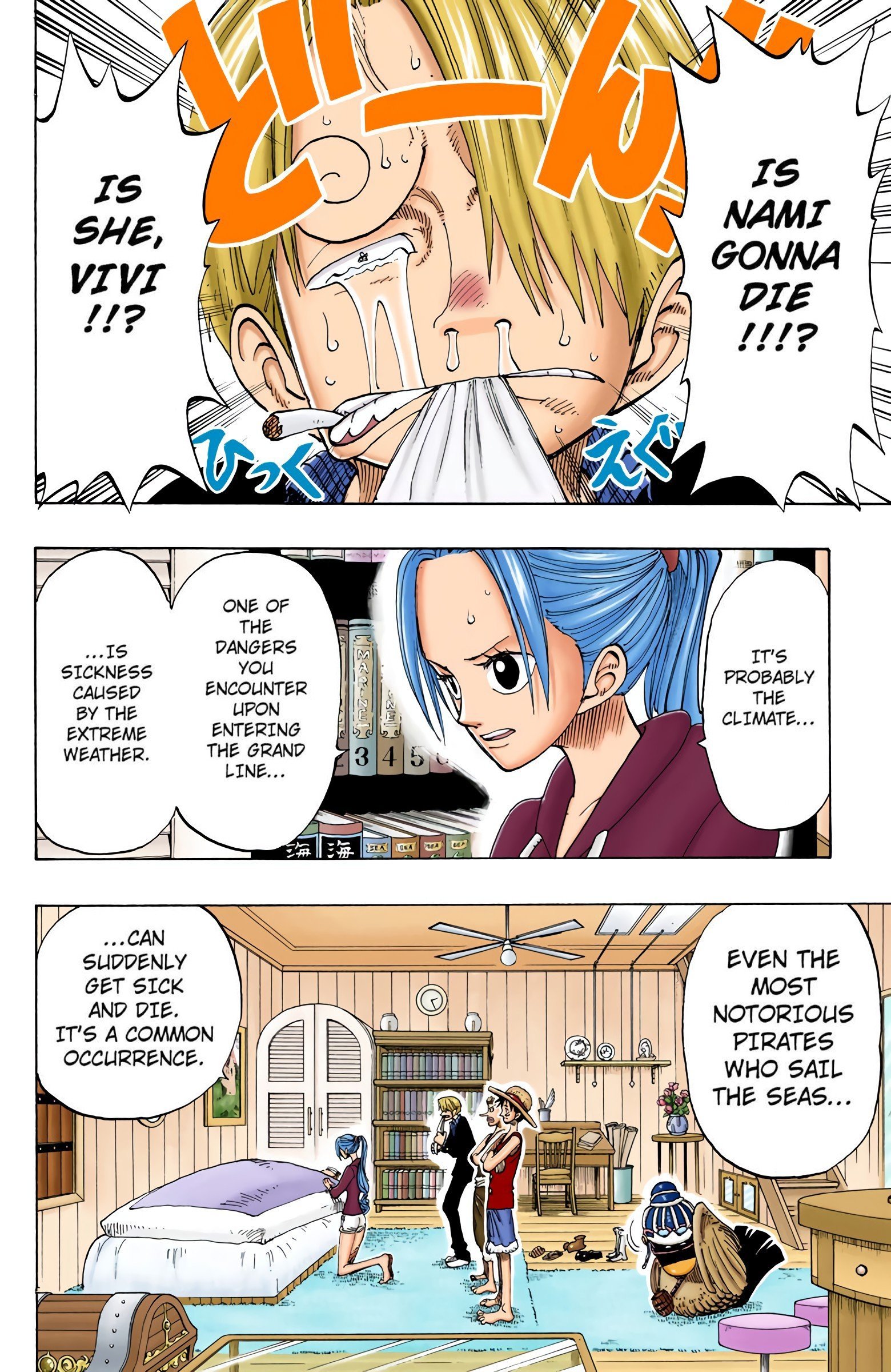 One Piece Colored Manga