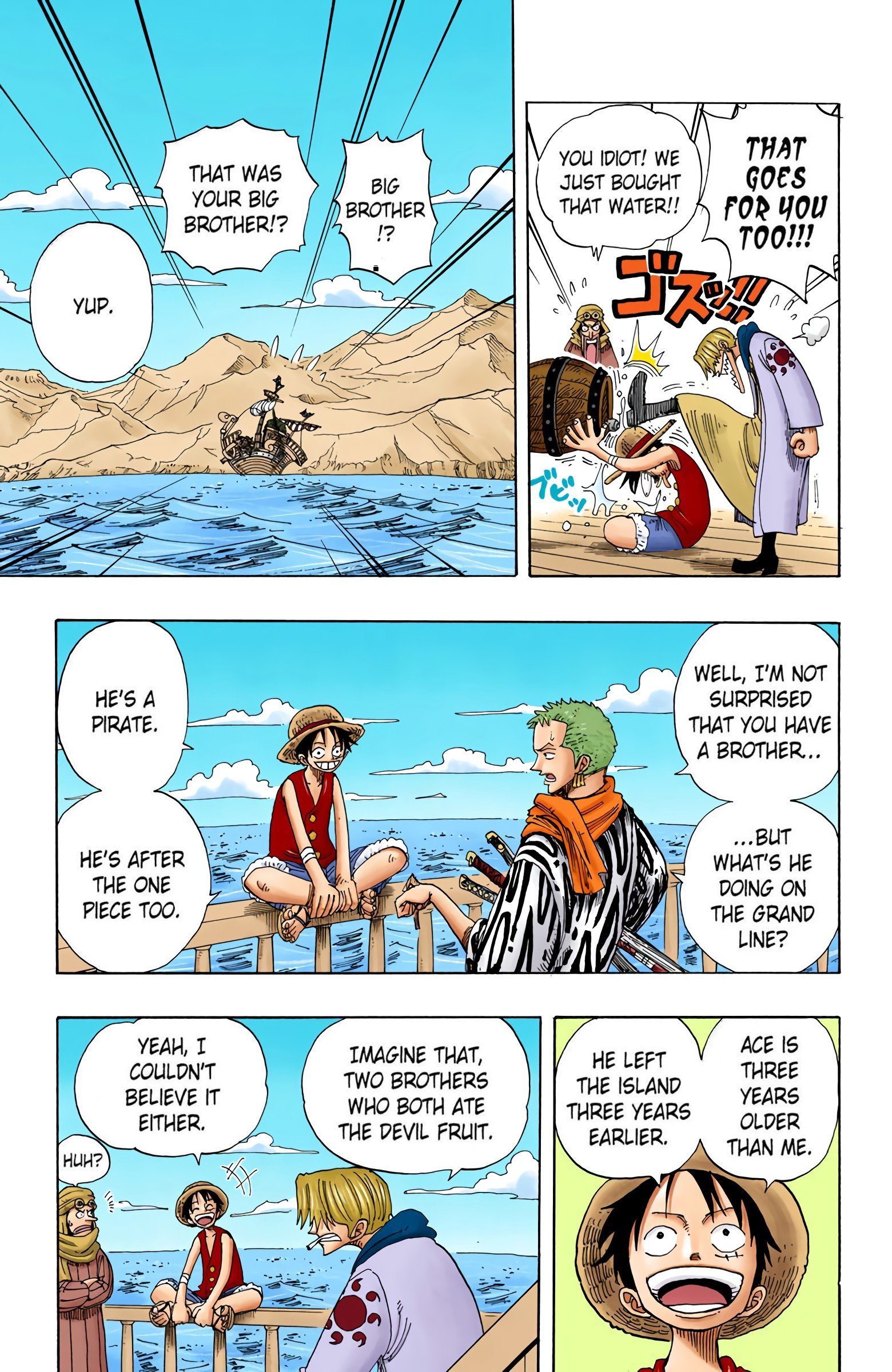 One Piece Colored Manga