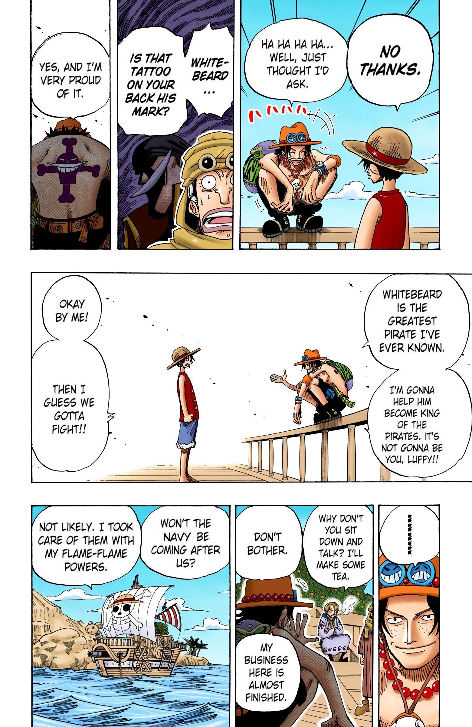 One Piece Colored Manga