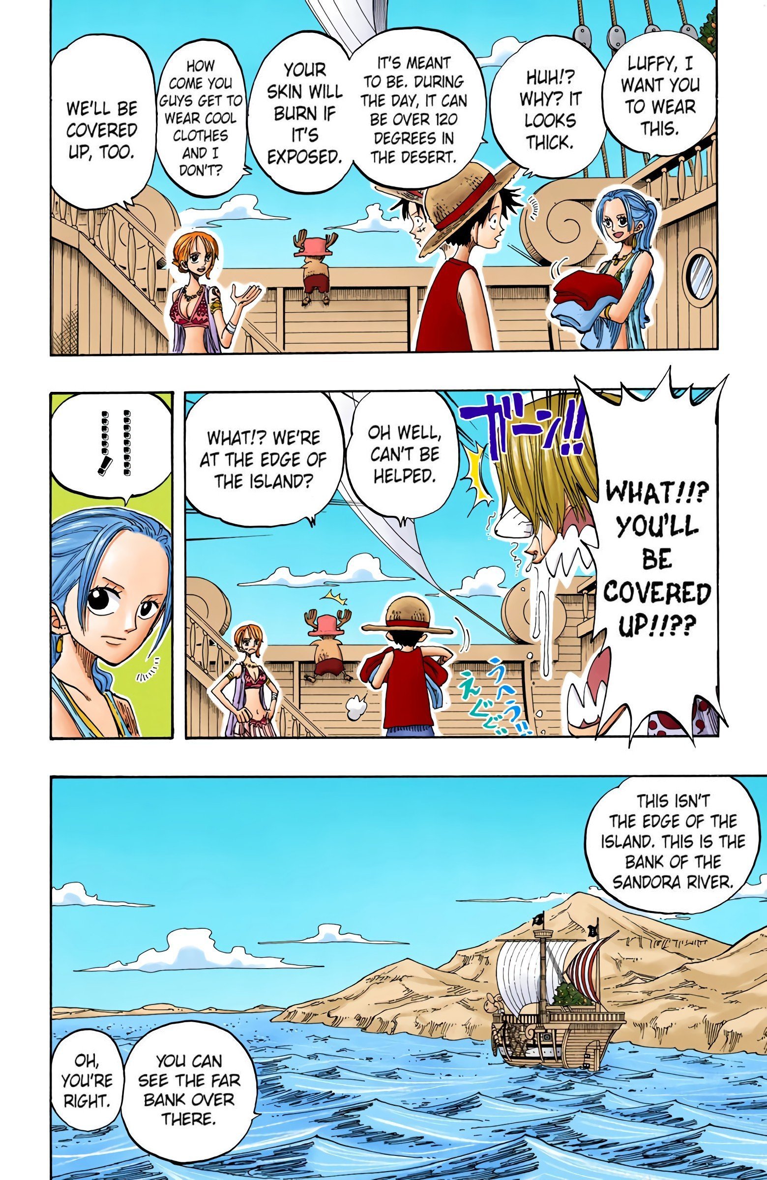 One Piece Colored Manga