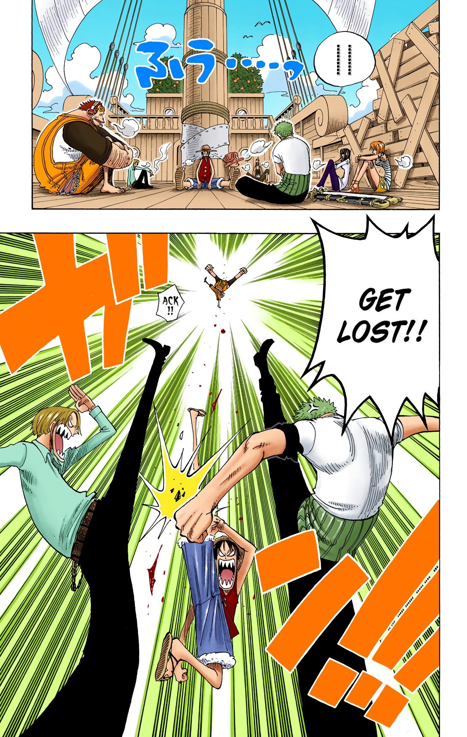 One Piece Colored Manga