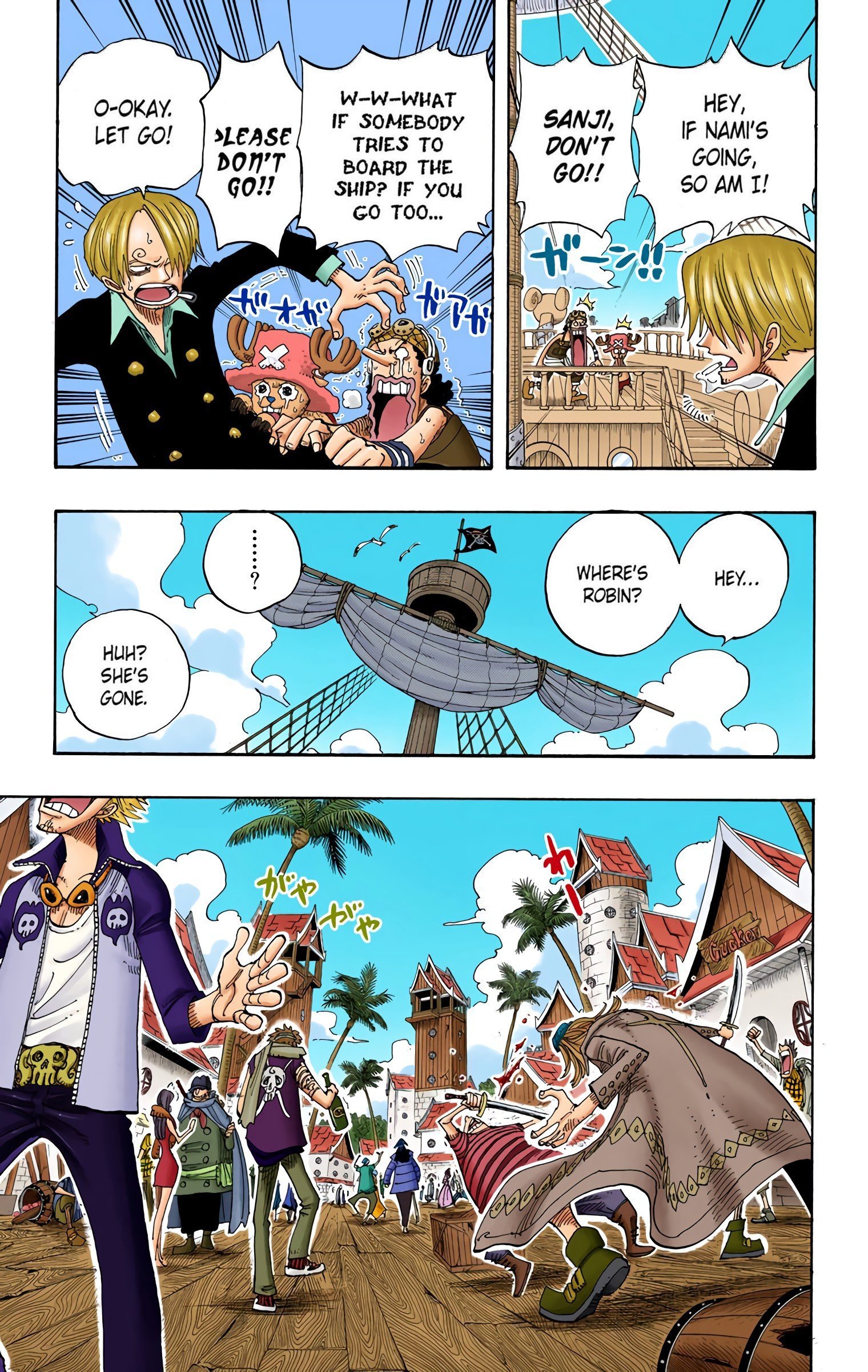 One Piece Colored Manga