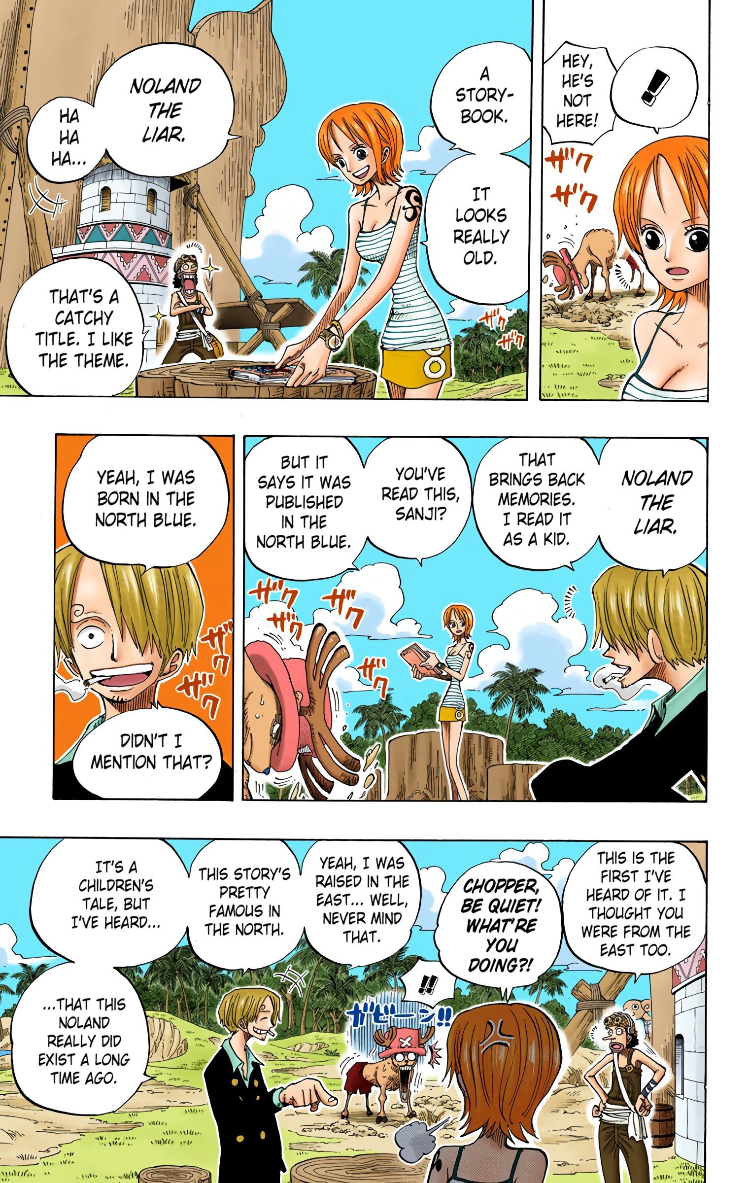 One Piece Colored Manga