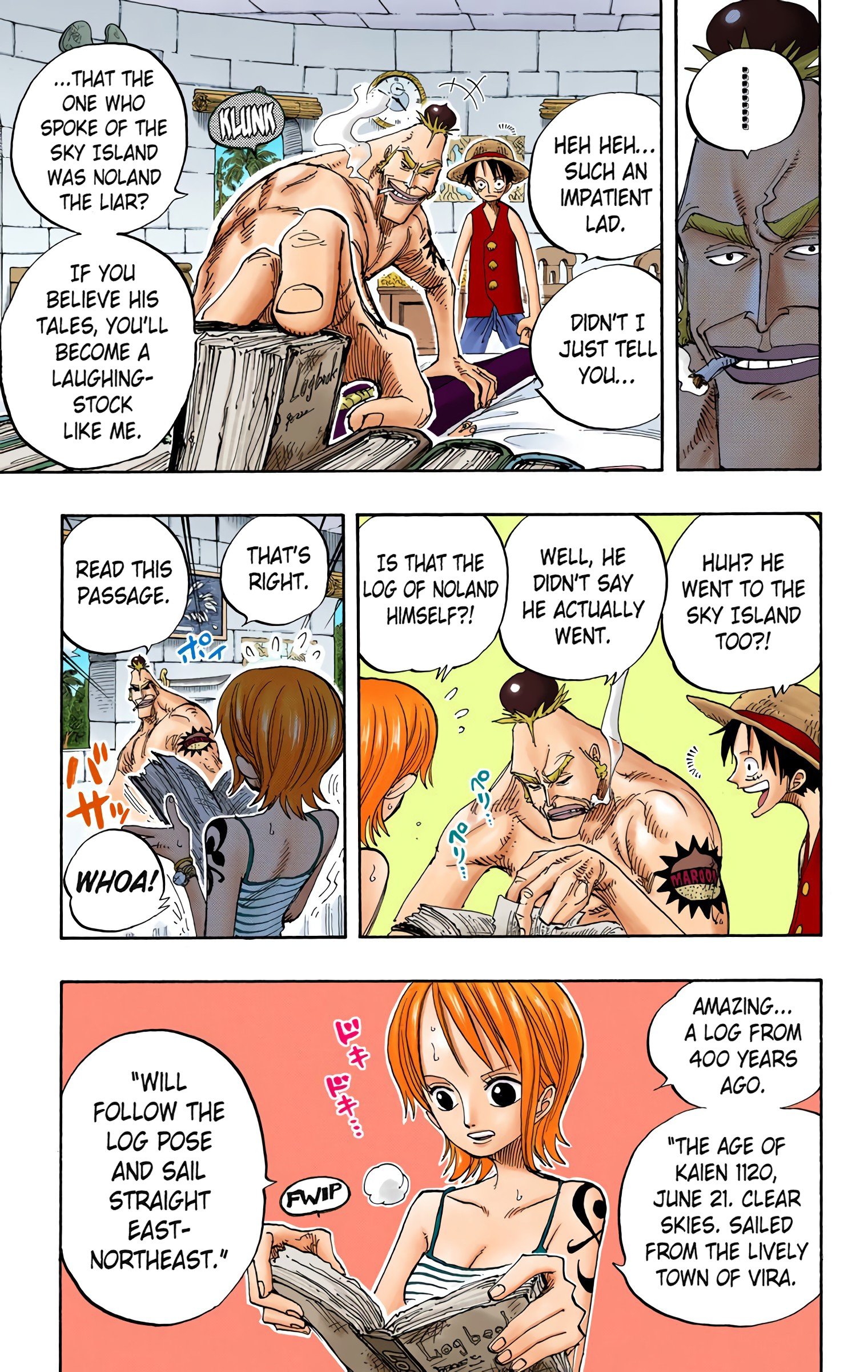 One Piece Colored Manga