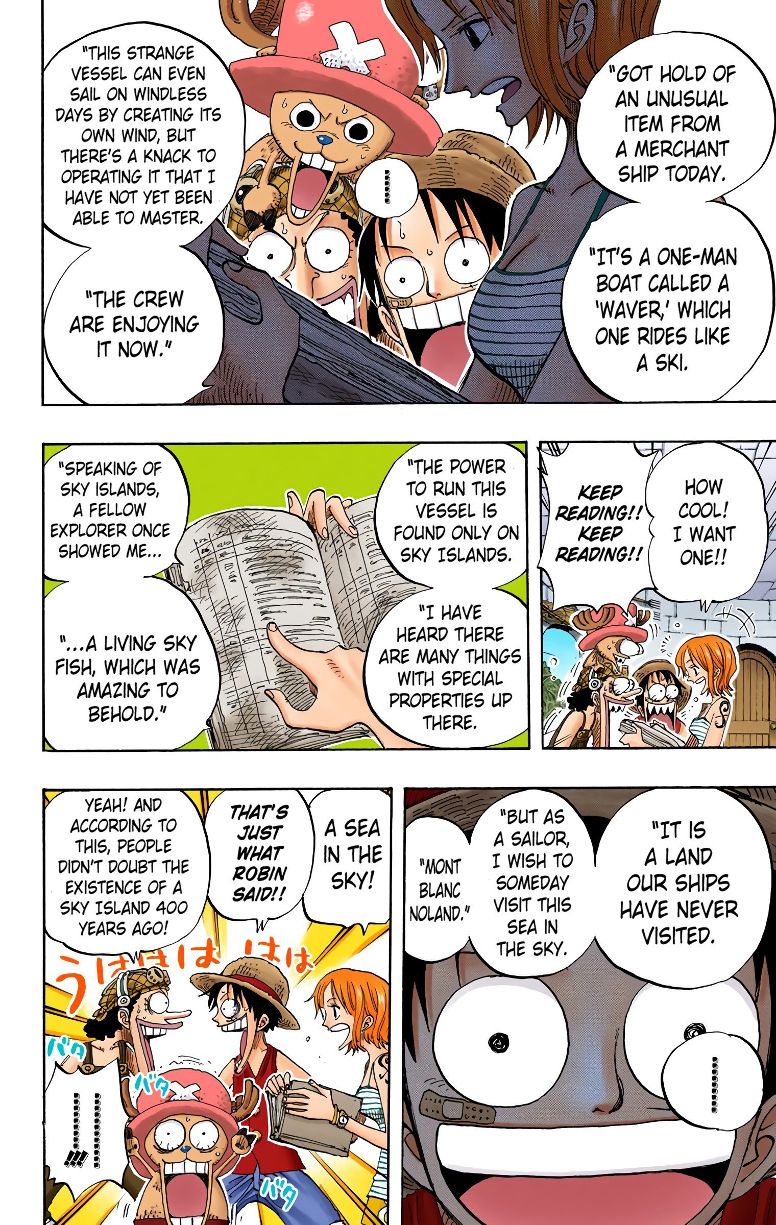 One Piece Colored Manga