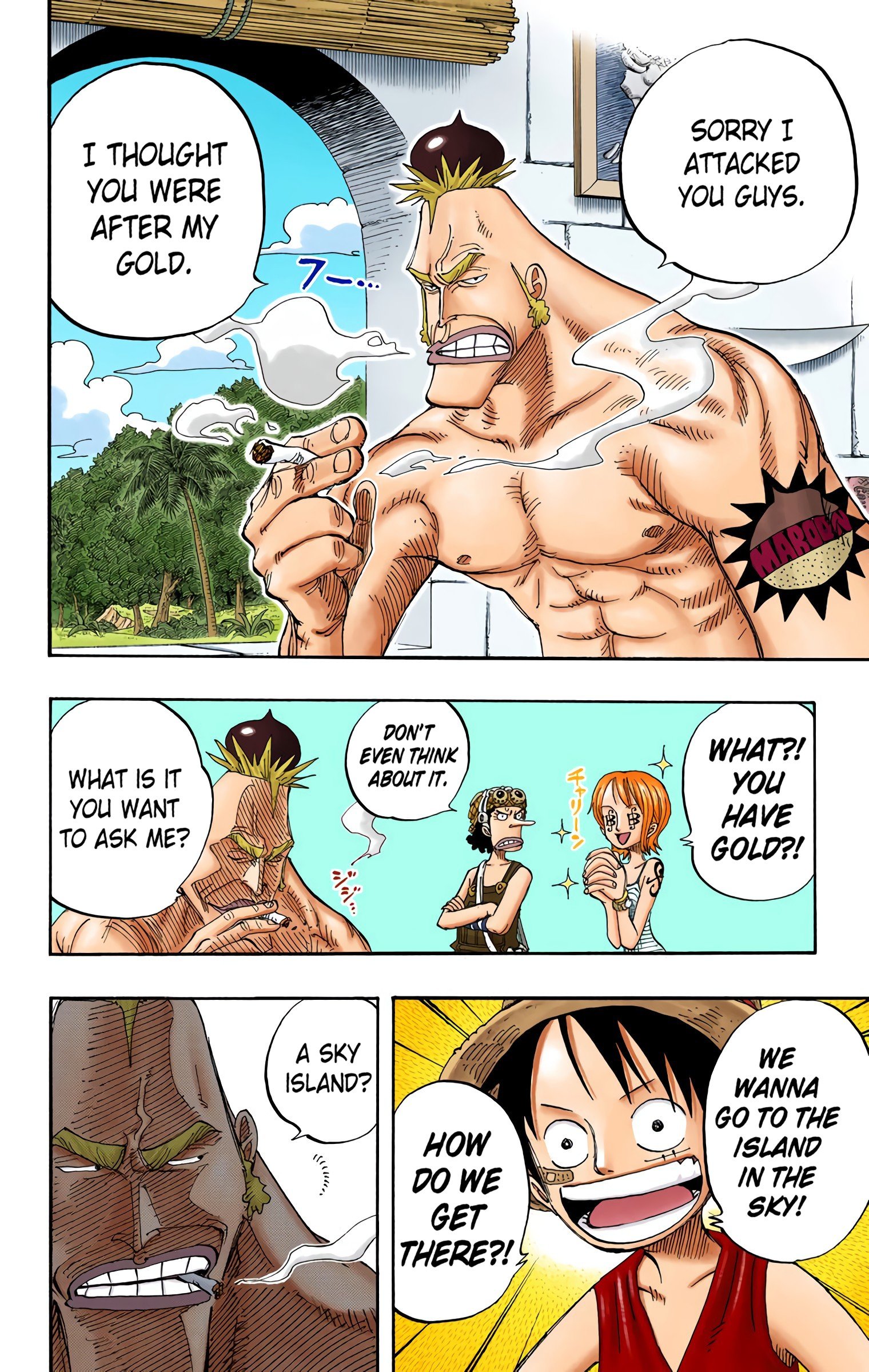 One Piece Colored Manga