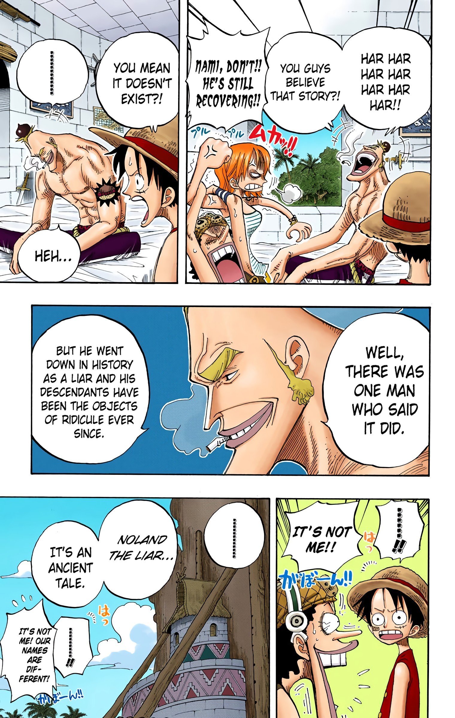 One Piece Colored Manga