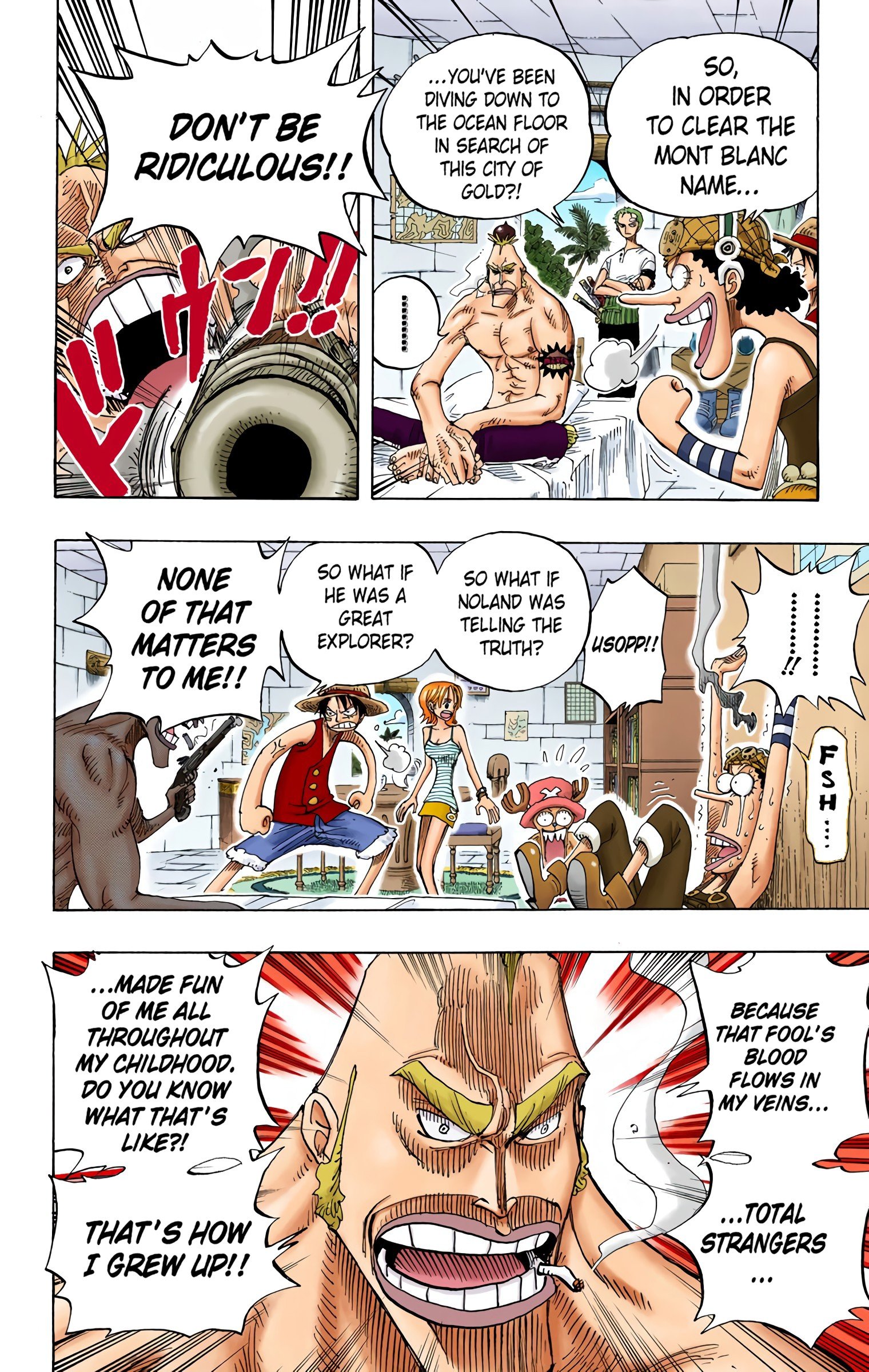 One Piece Colored Manga