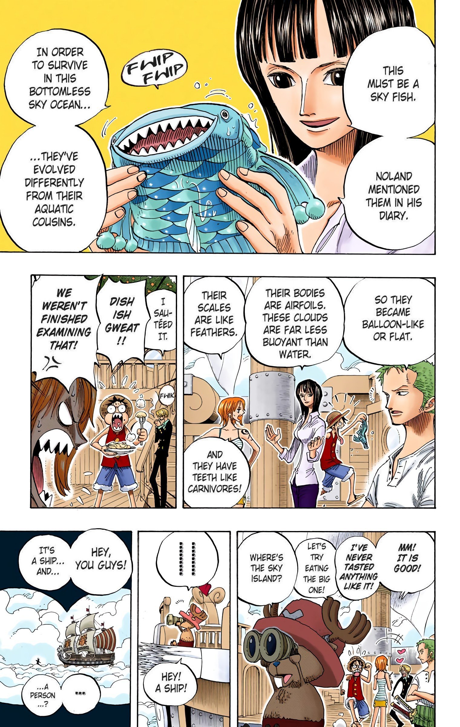 One Piece Colored Manga