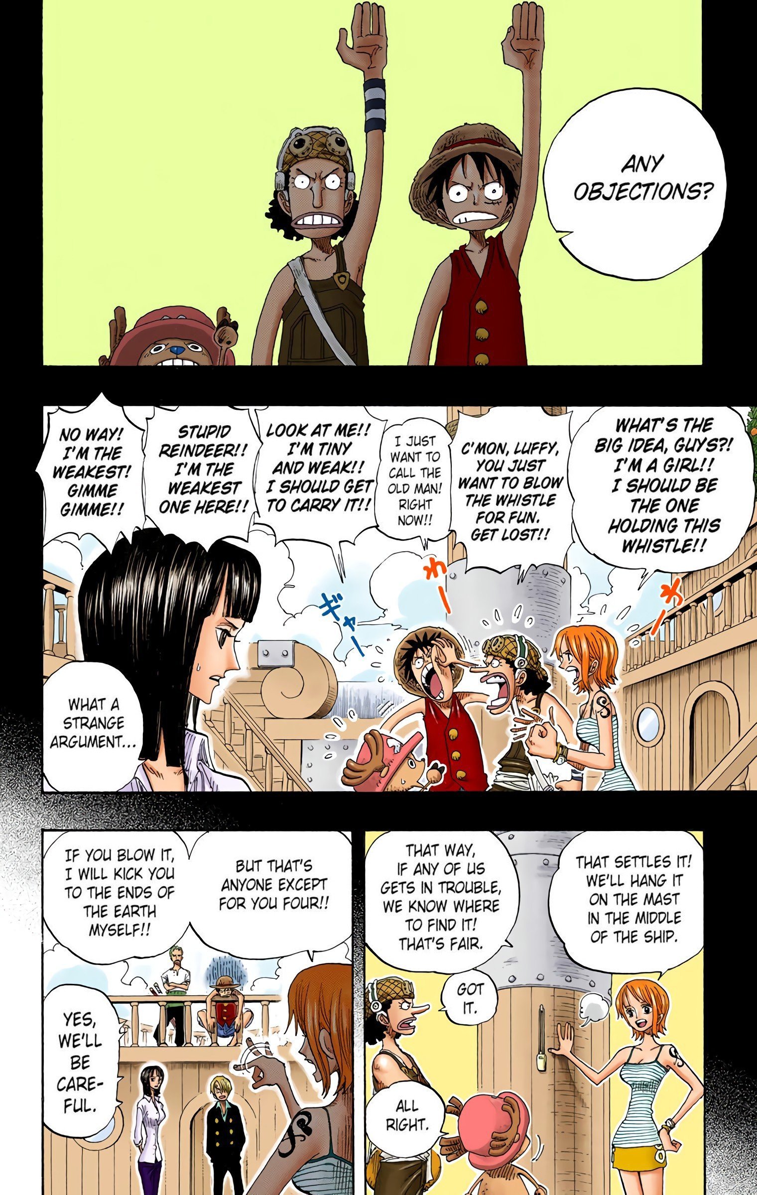 One Piece Colored Manga