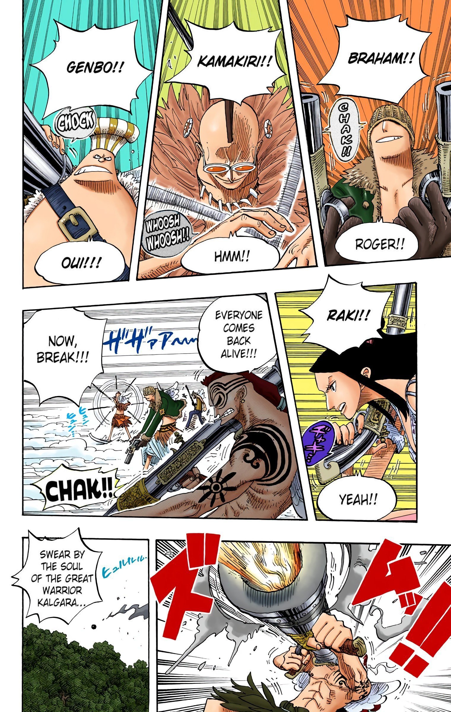 One Piece Colored Manga