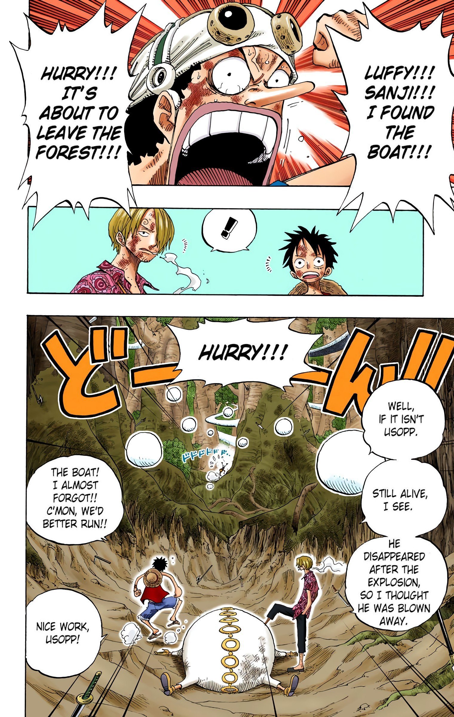 One Piece Colored Manga