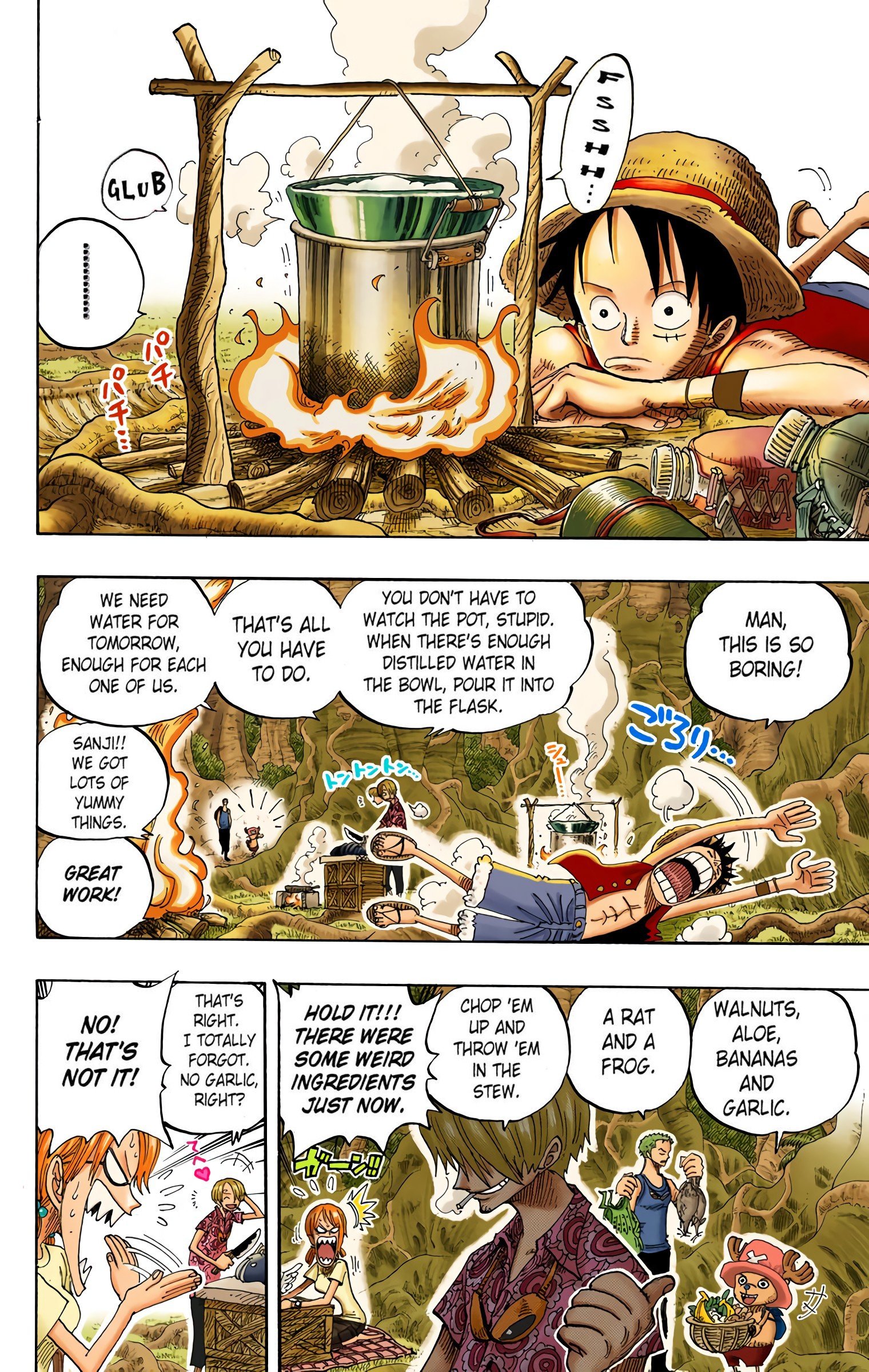 One Piece Colored Manga