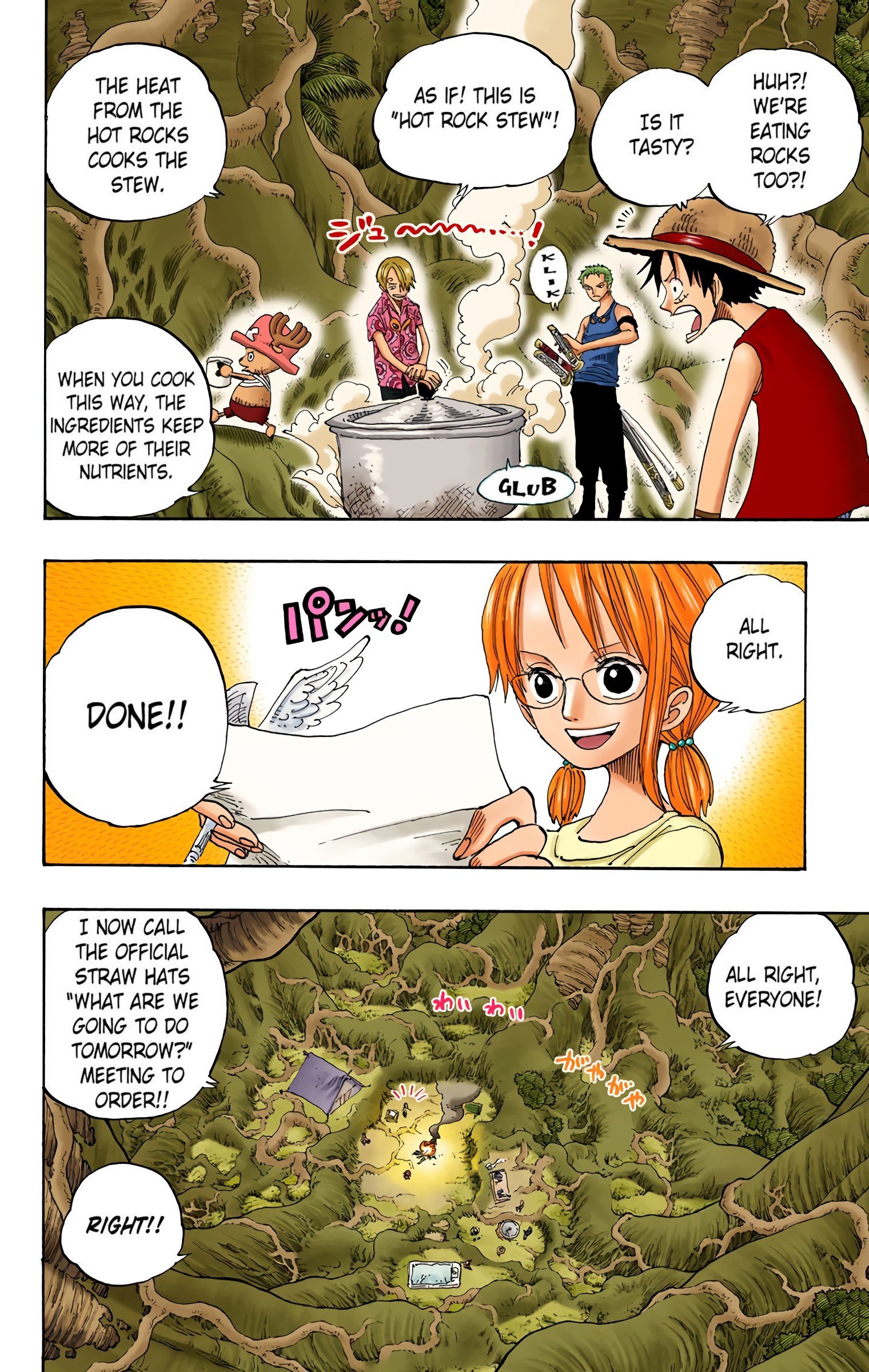 One Piece Colored Manga