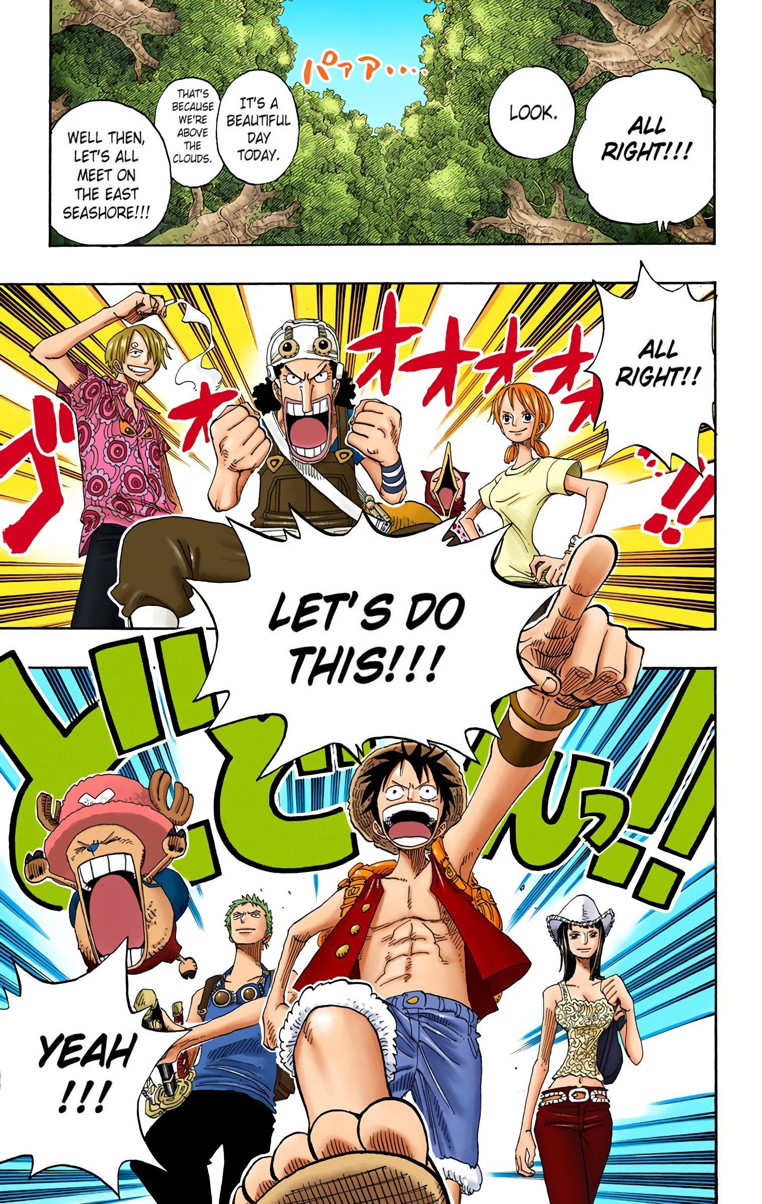 One Piece Colored Manga