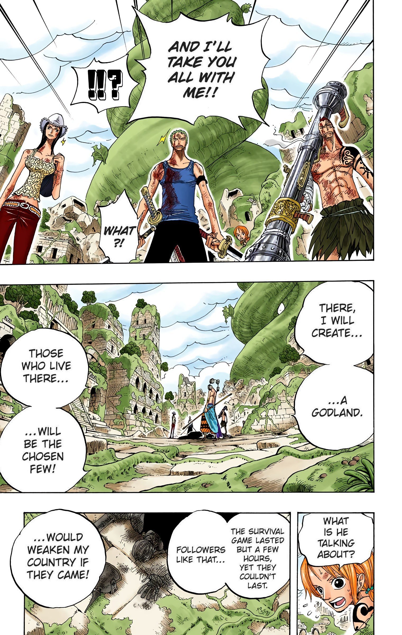 One Piece Colored Manga