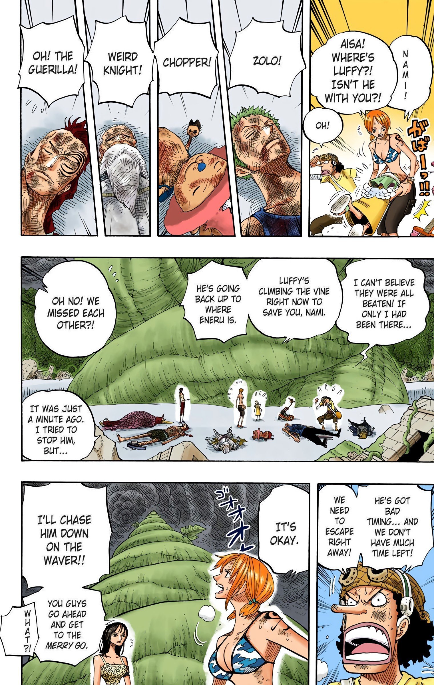 One Piece Colored Manga