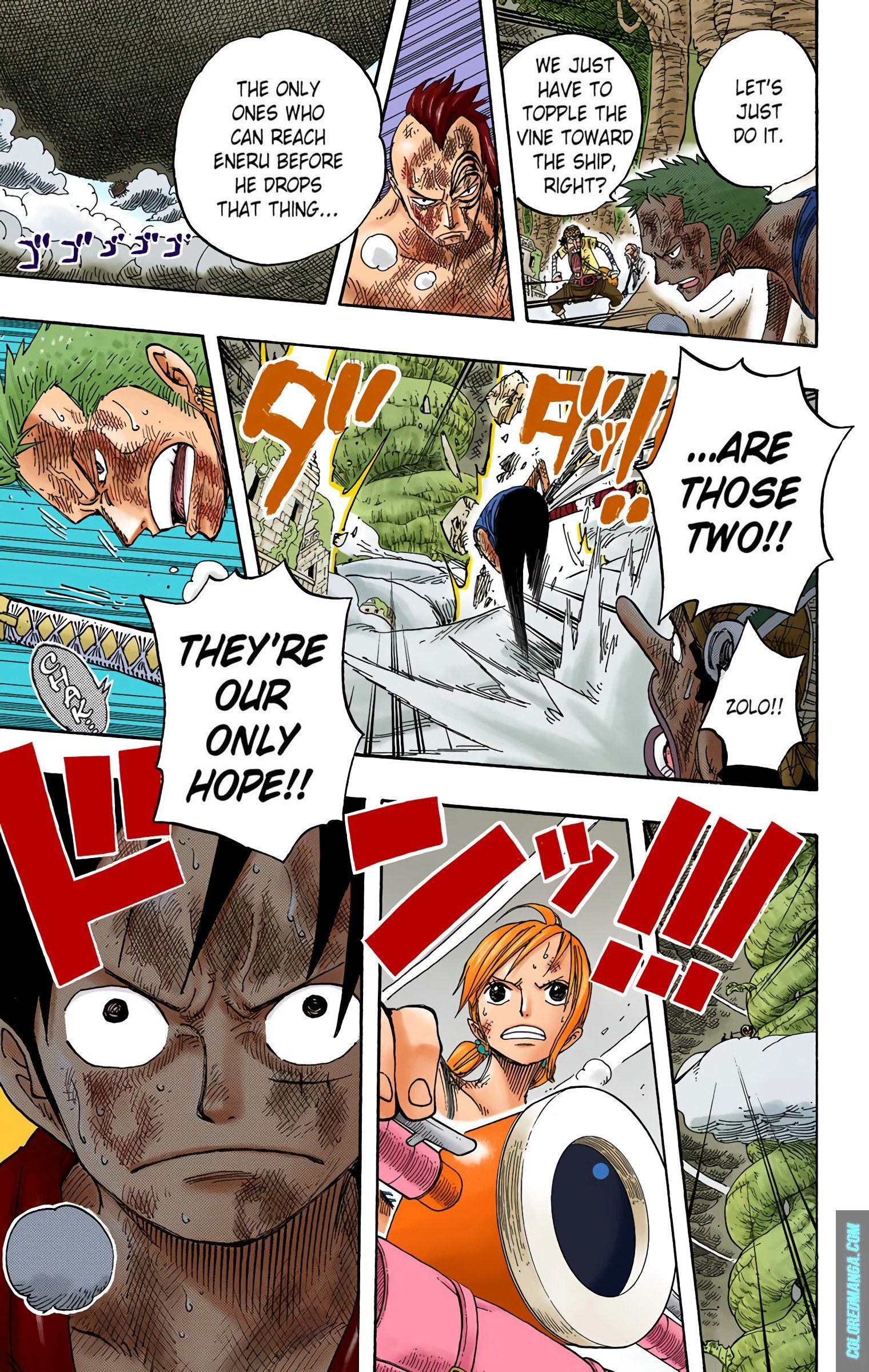 One Piece Colored Manga