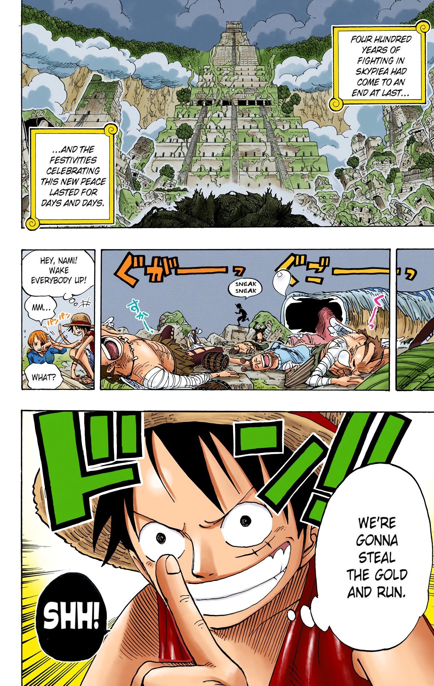 One Piece Colored Manga