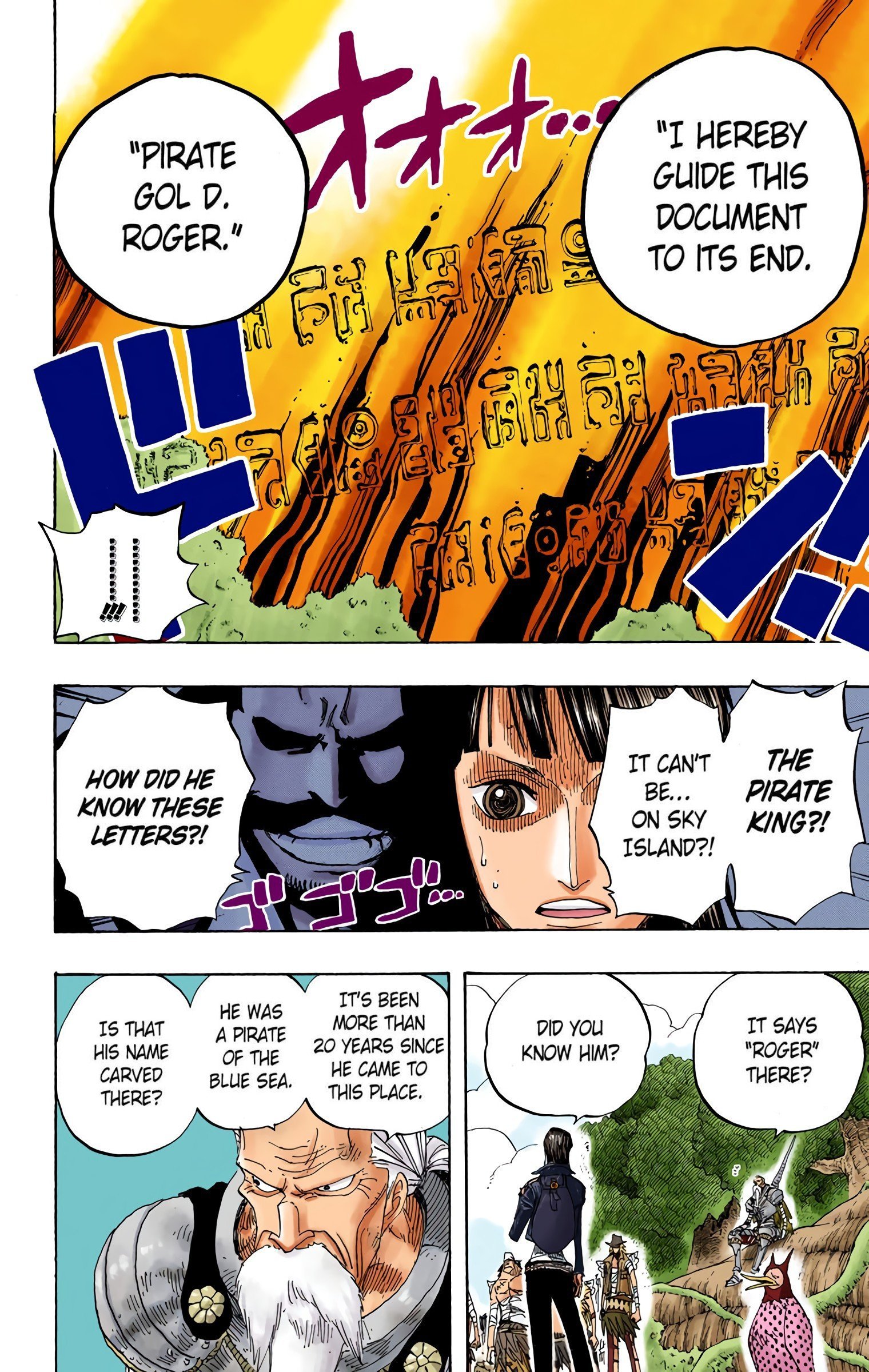 One Piece Colored Manga