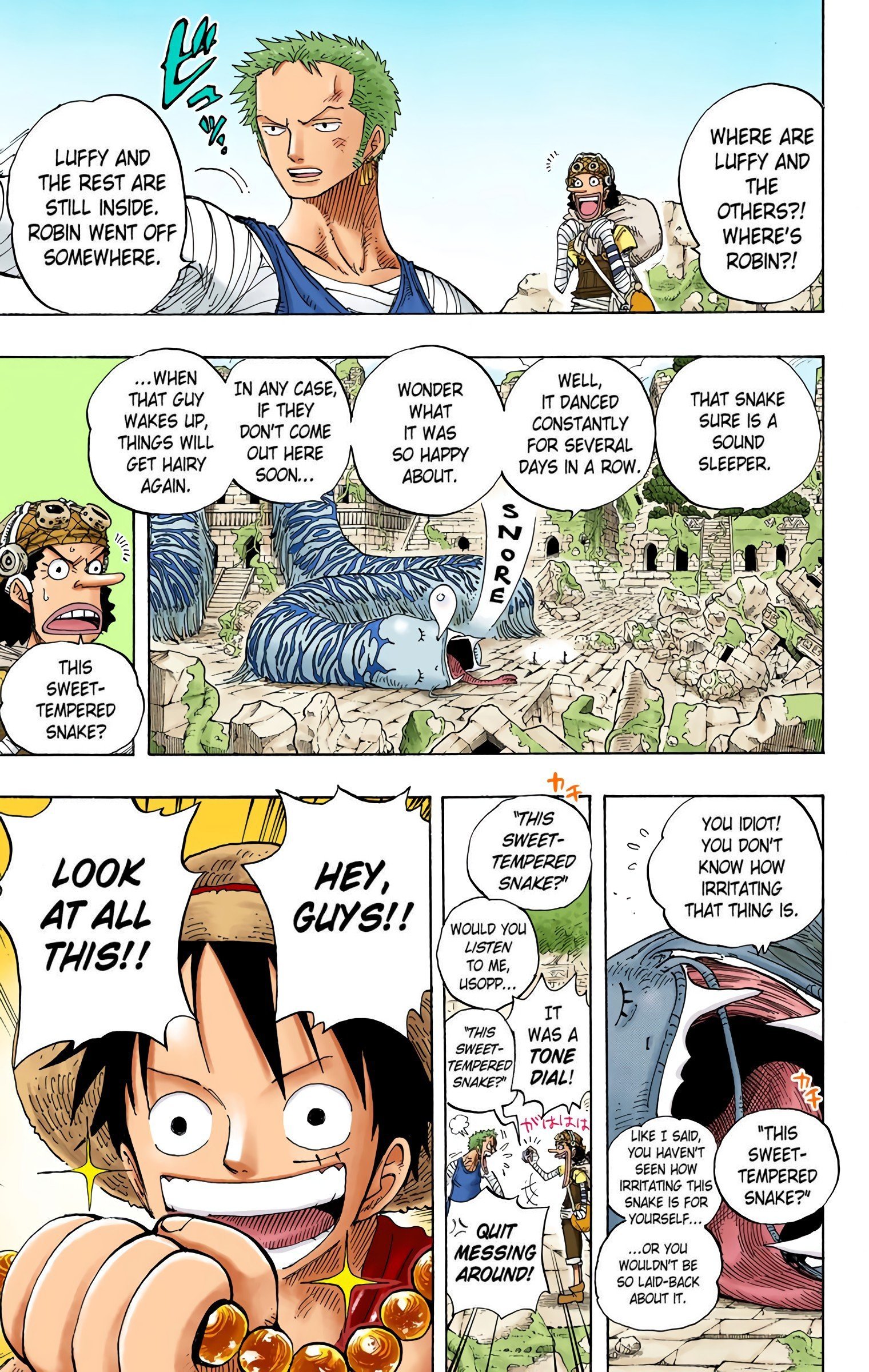 One Piece Colored Manga