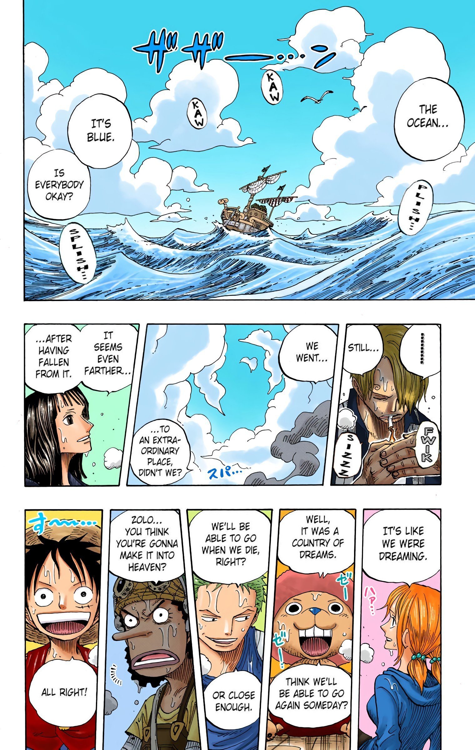 One Piece Colored Manga