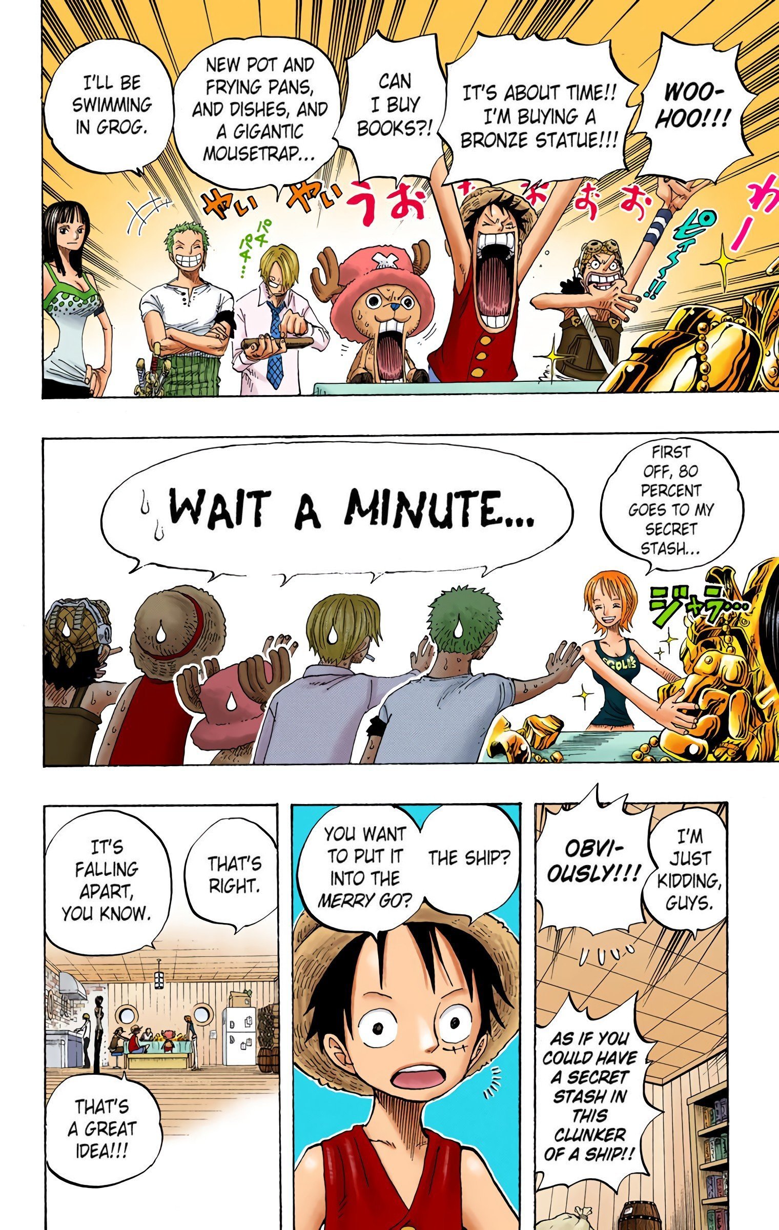 One Piece Colored Manga