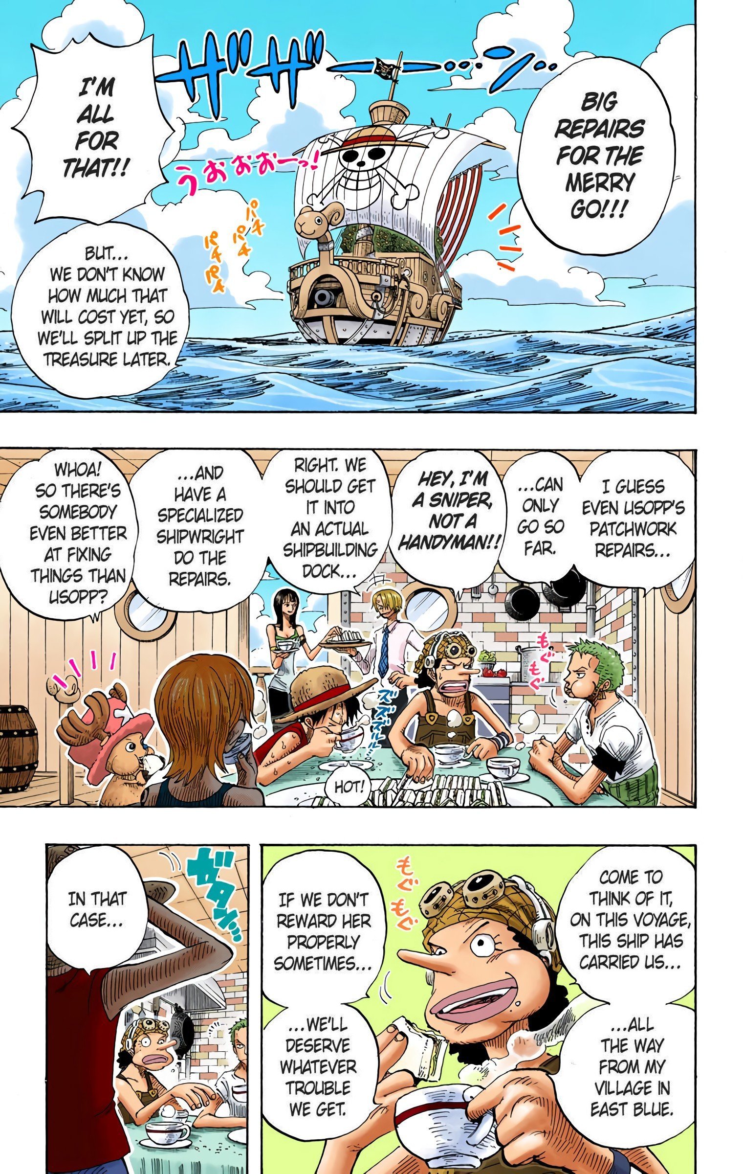 One Piece Colored Manga