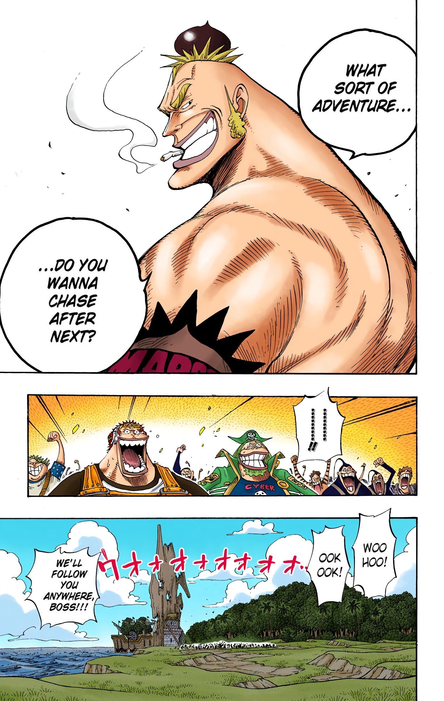 One Piece Colored Manga