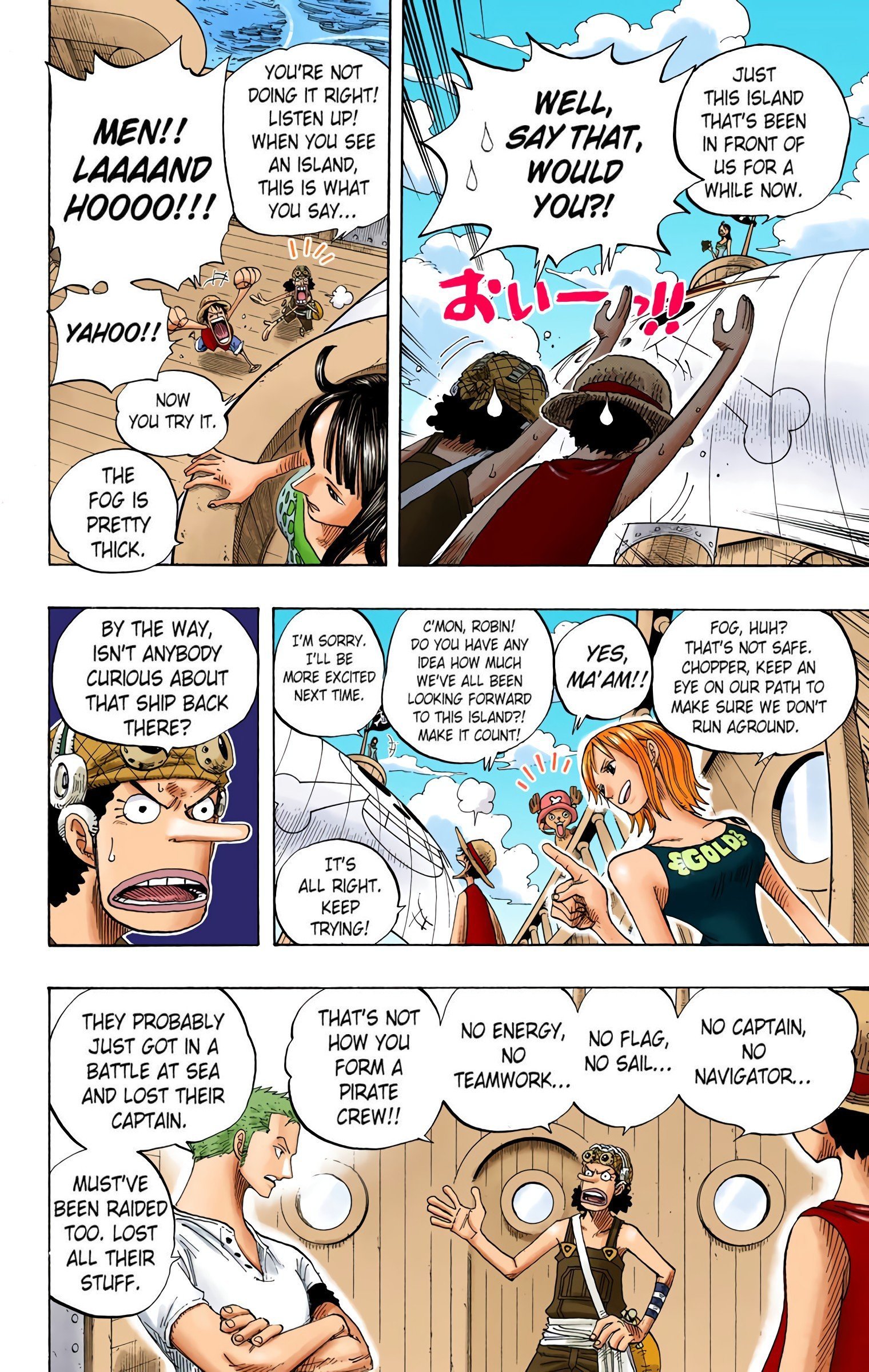 One Piece Colored Manga