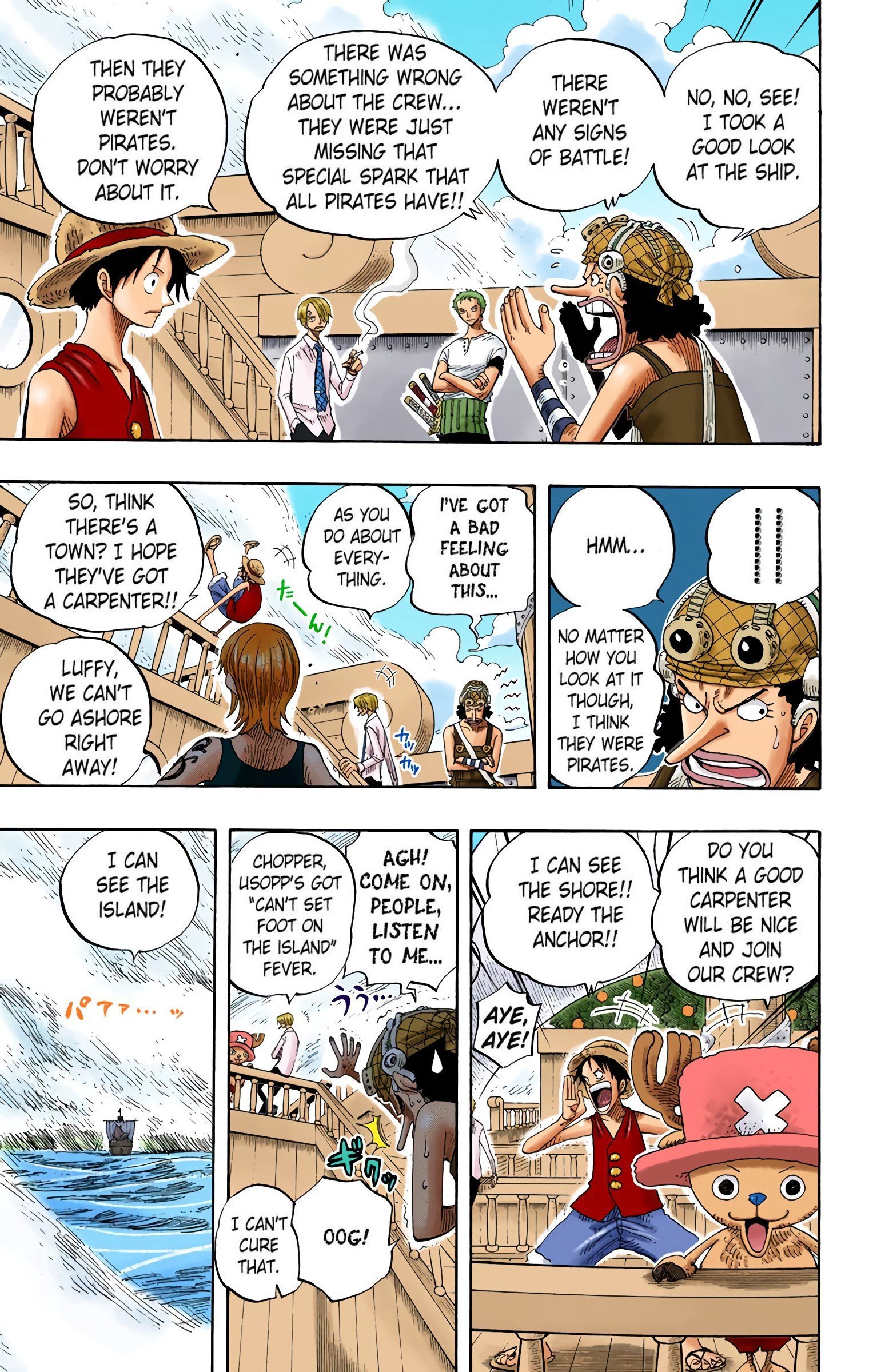 One Piece Colored Manga