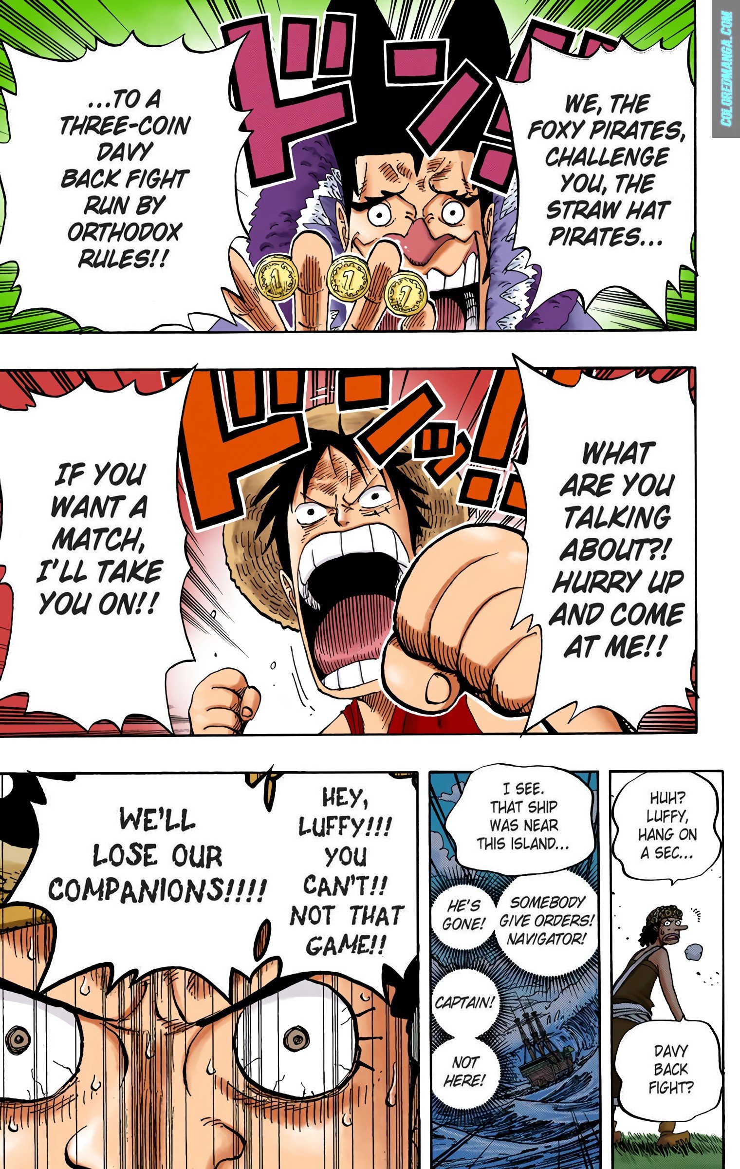 One Piece Colored Manga