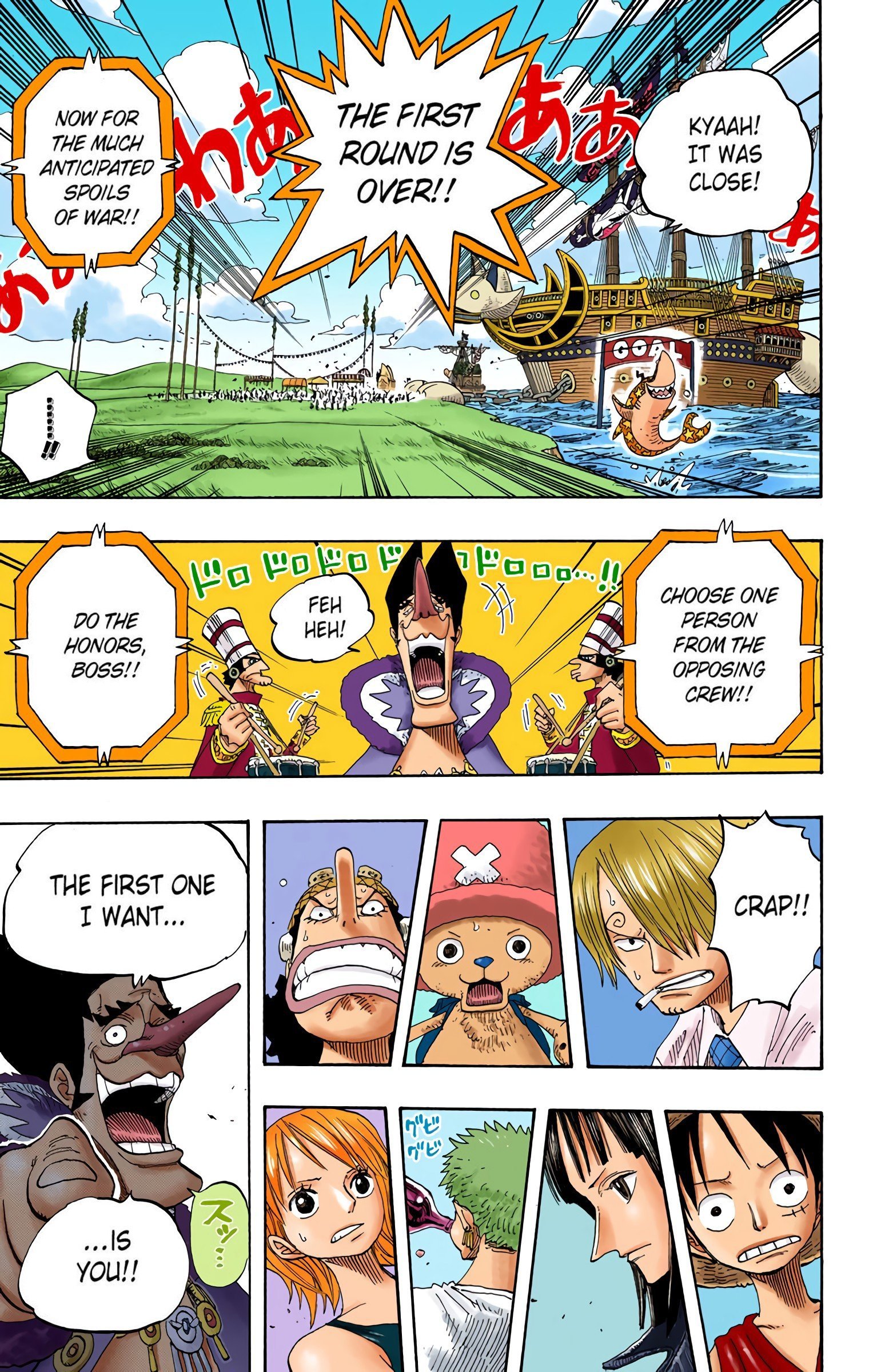 One Piece Colored Manga