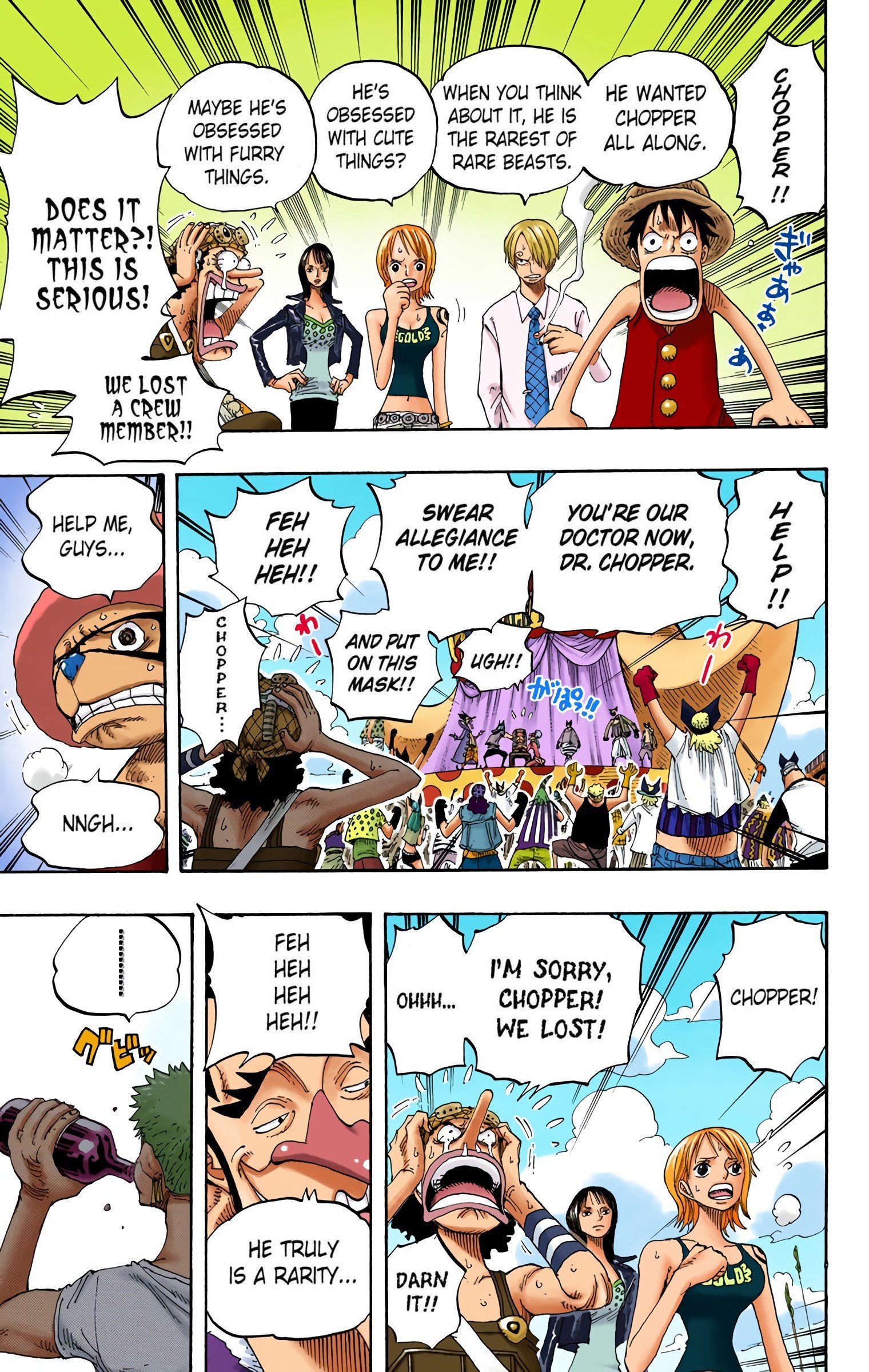 One Piece Colored Manga