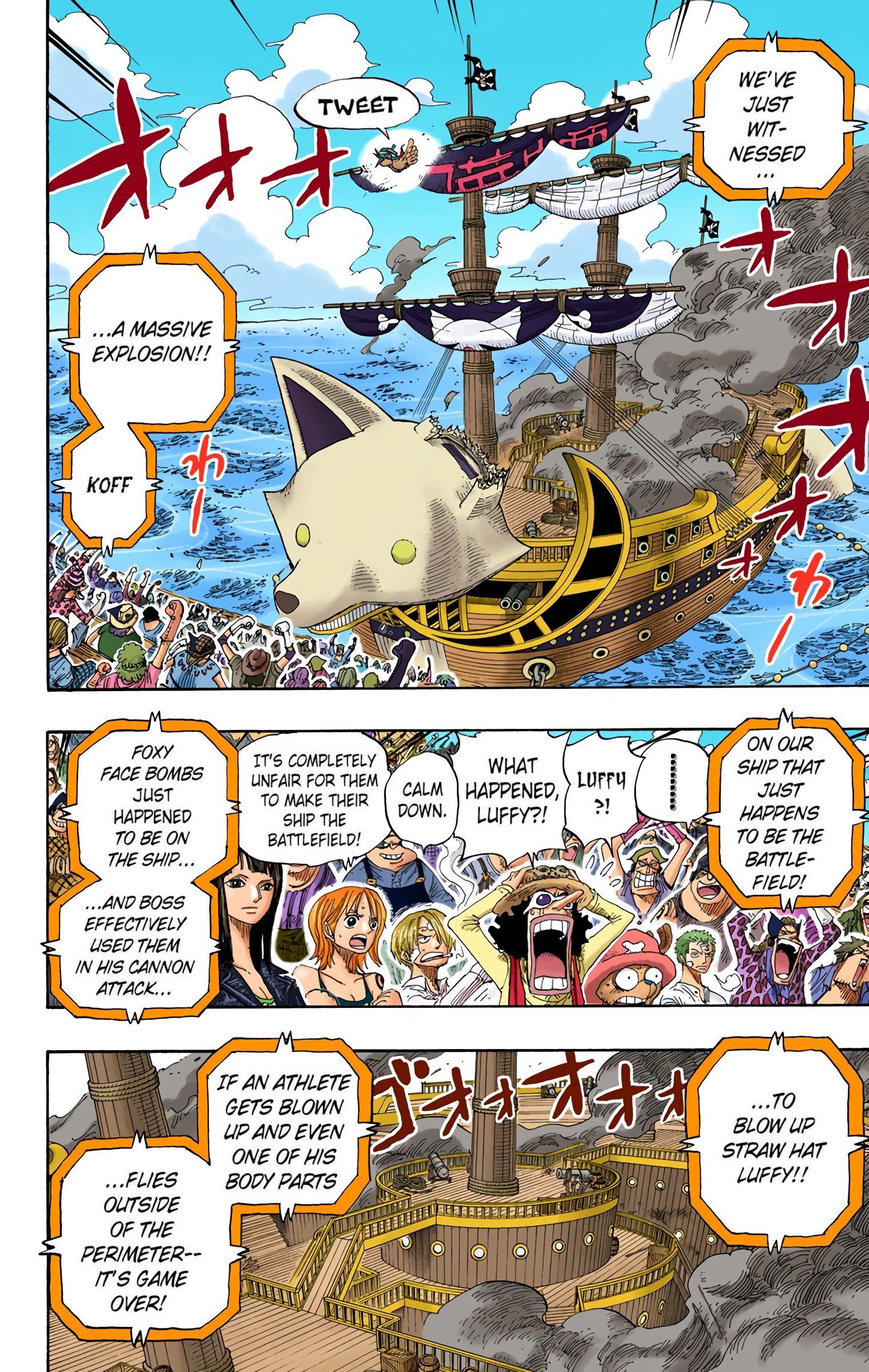 One Piece Colored Manga