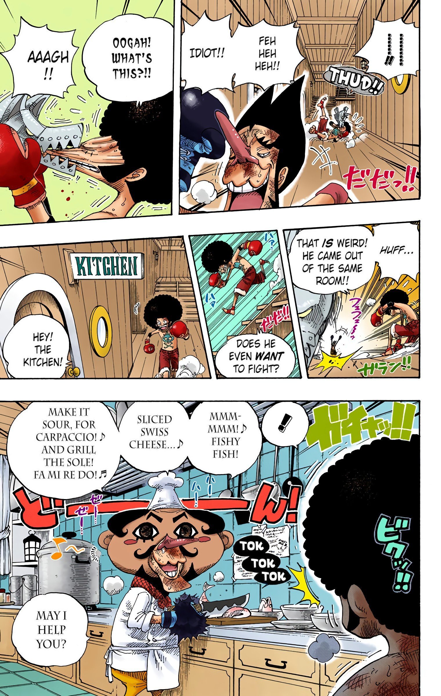 One Piece Colored Manga