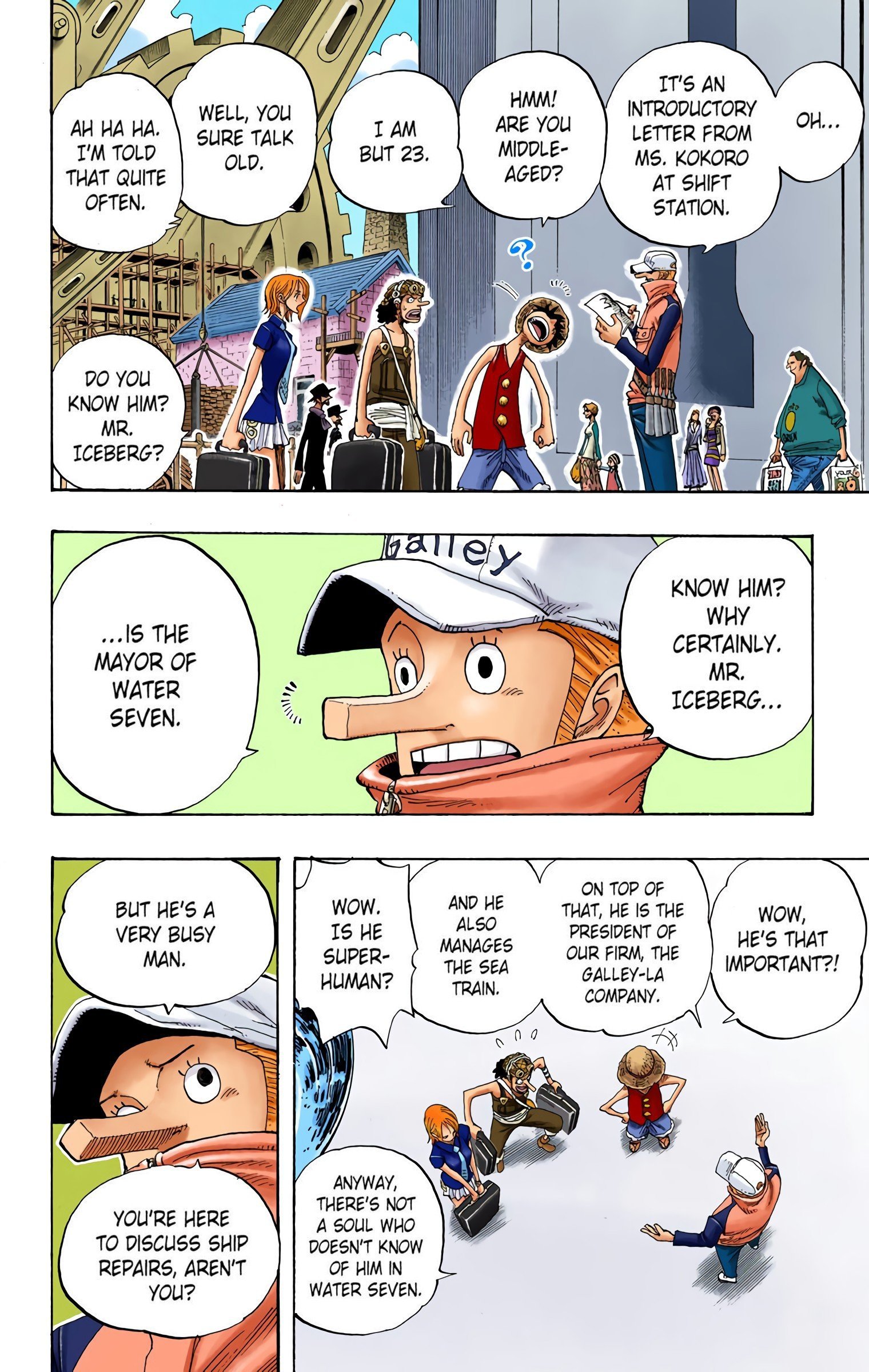 One Piece Colored Manga