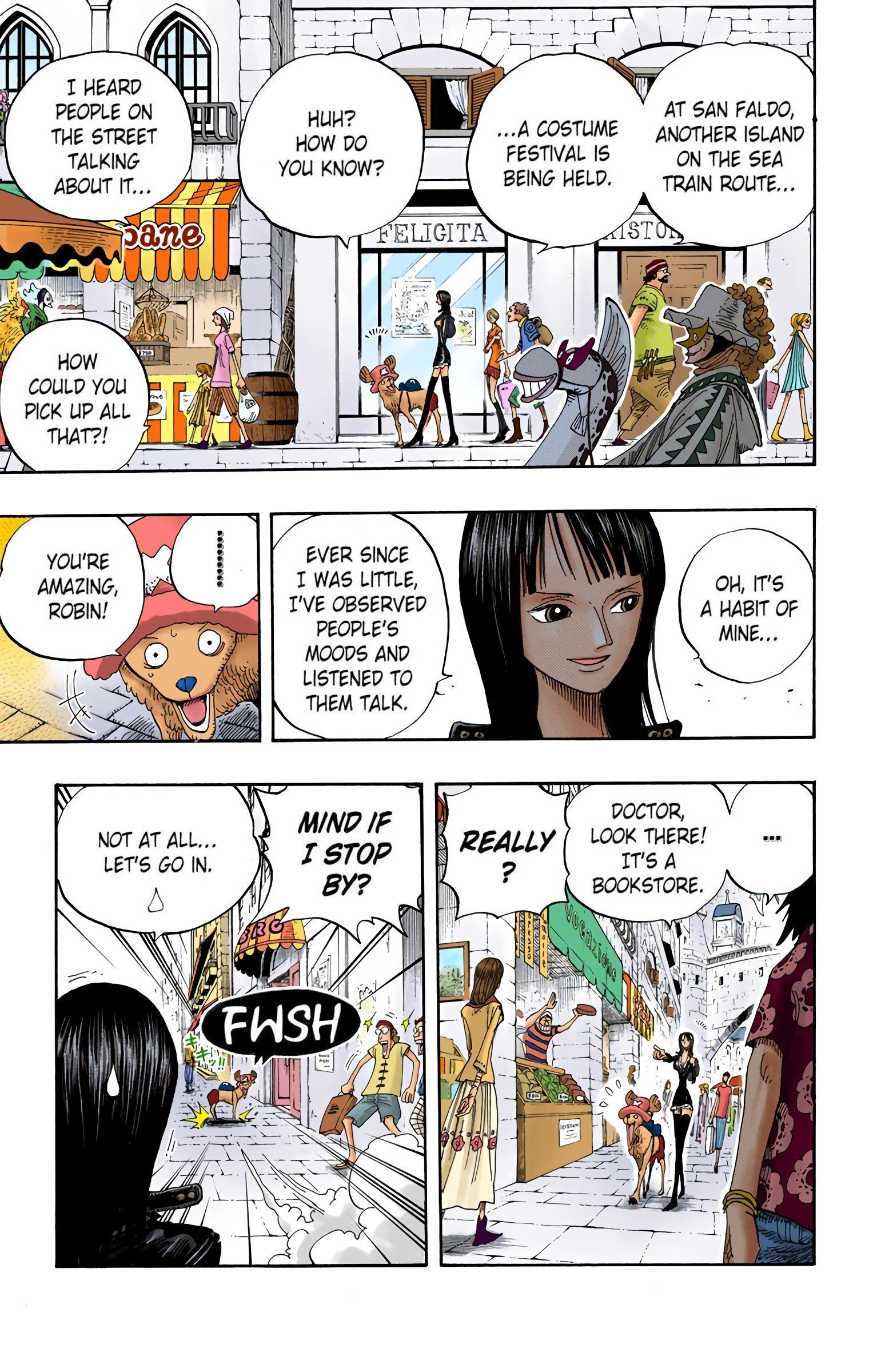 One Piece Colored Manga