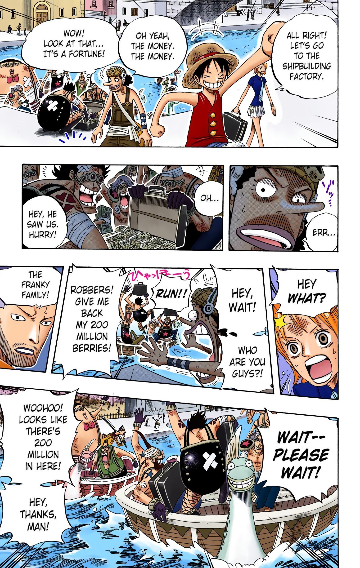 One Piece Colored Manga