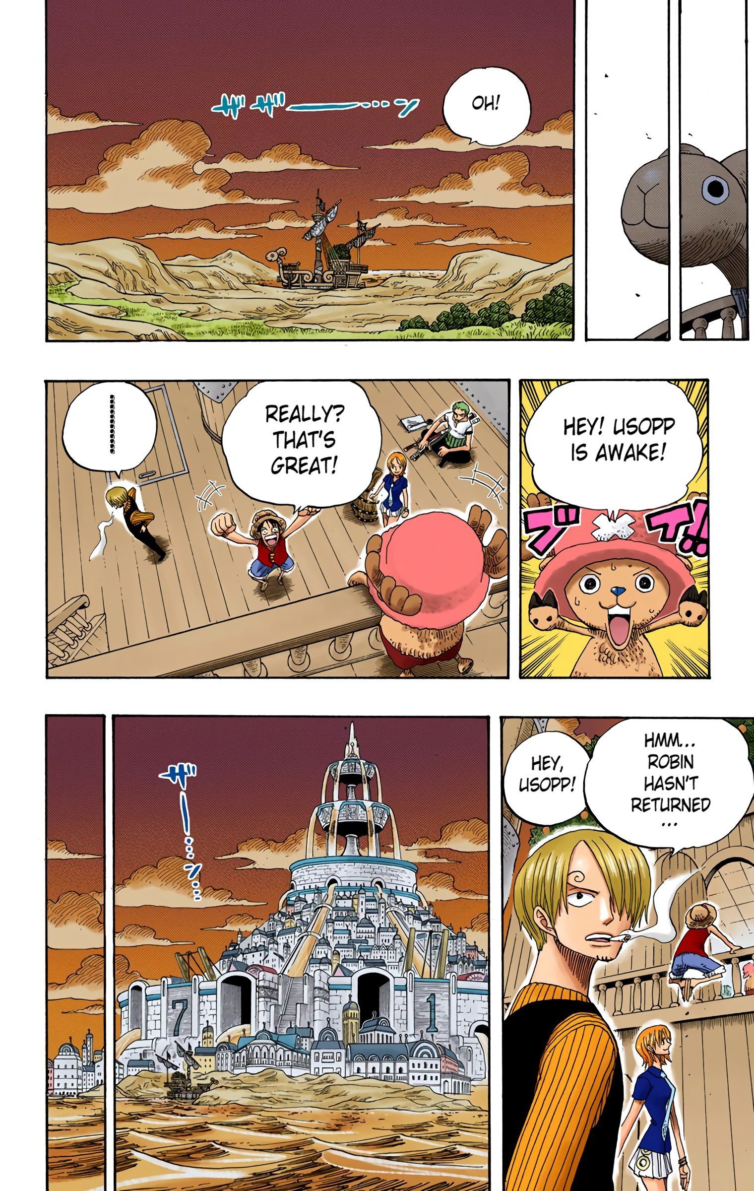 One Piece Colored Manga