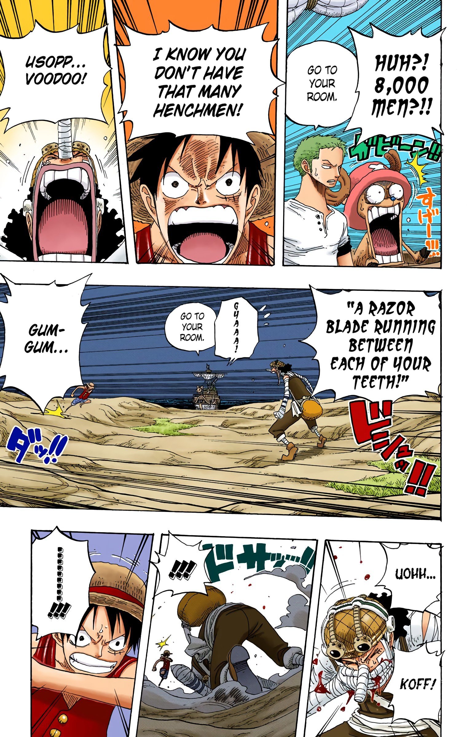 One Piece Colored Manga