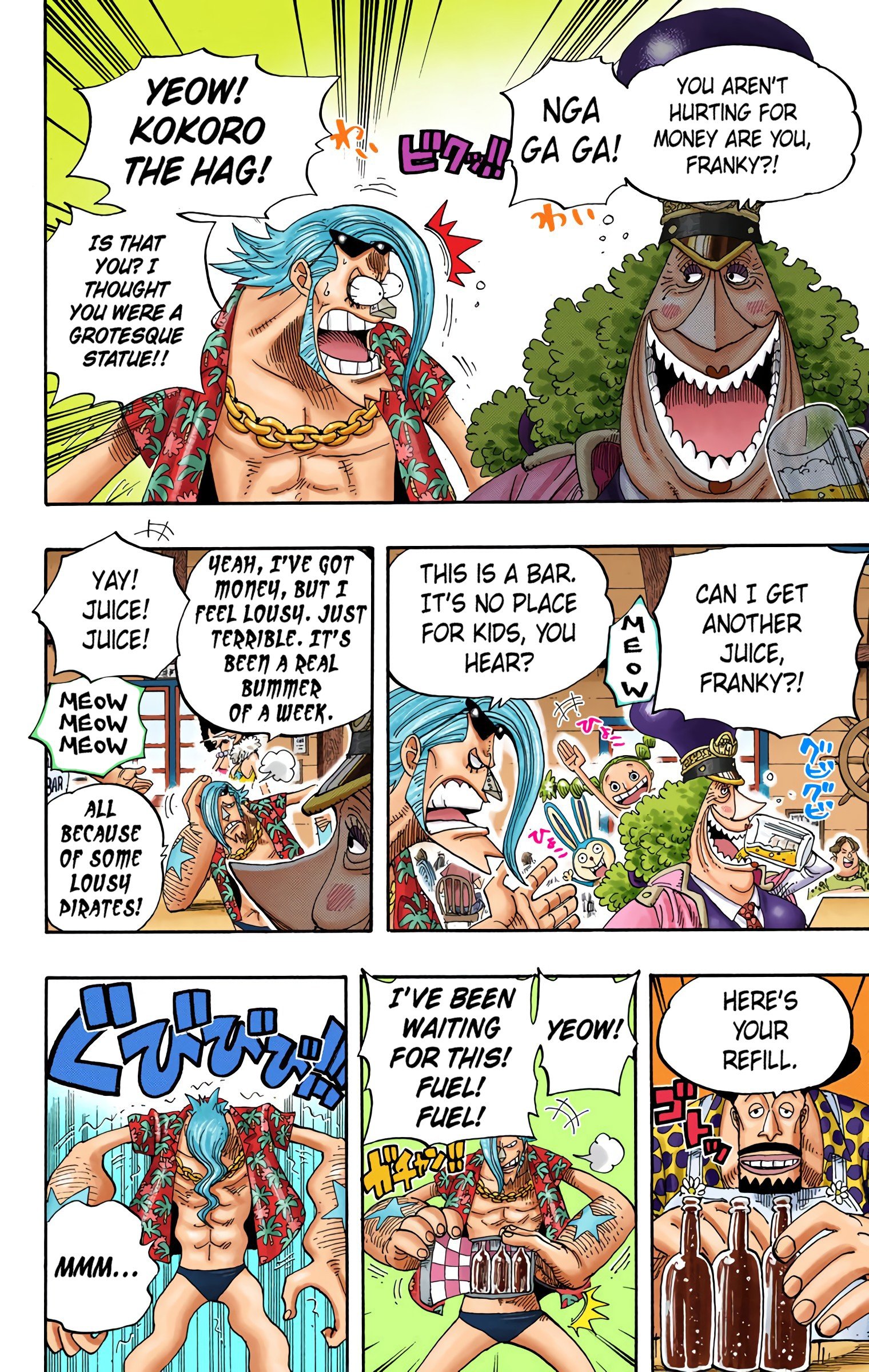 One Piece Colored Manga