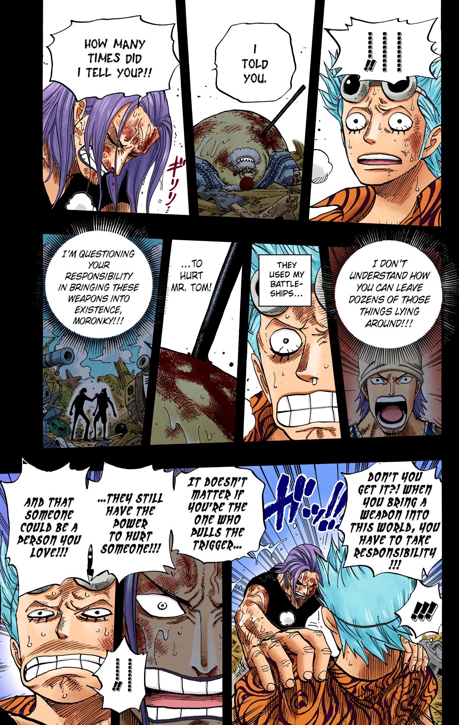 One Piece Colored Manga