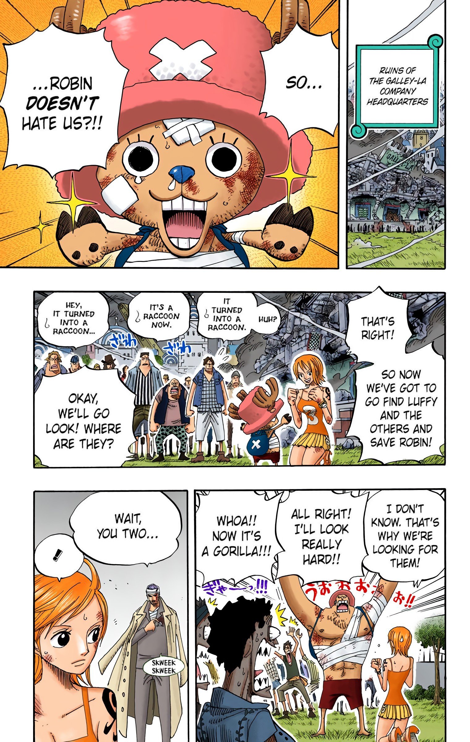 One Piece Colored Manga